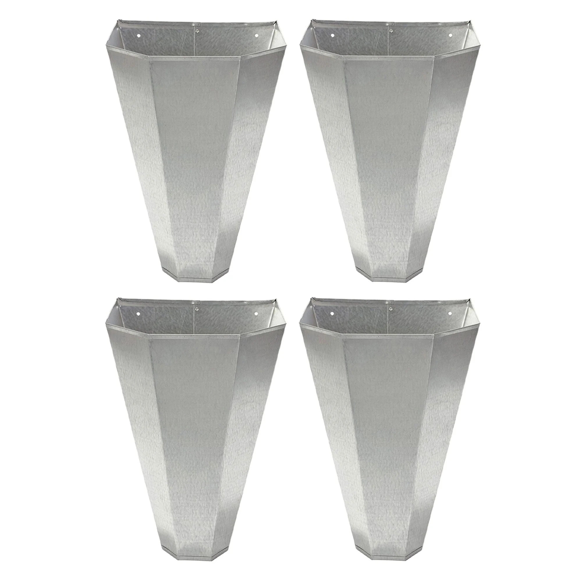 Little Giant RC2 Galvanized Steel Medium Poultry Restraining Cone, (4 Pack)