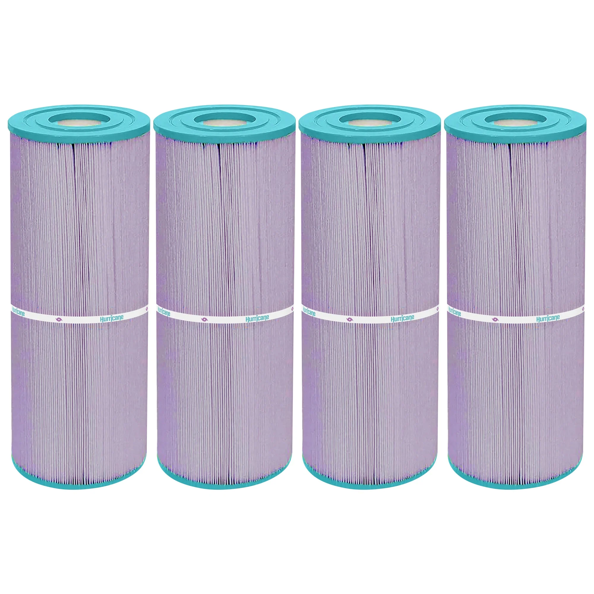 Hurricane 4 Pack HF4950-01P Platinum Purple Spa Filter Cartridge Replacement