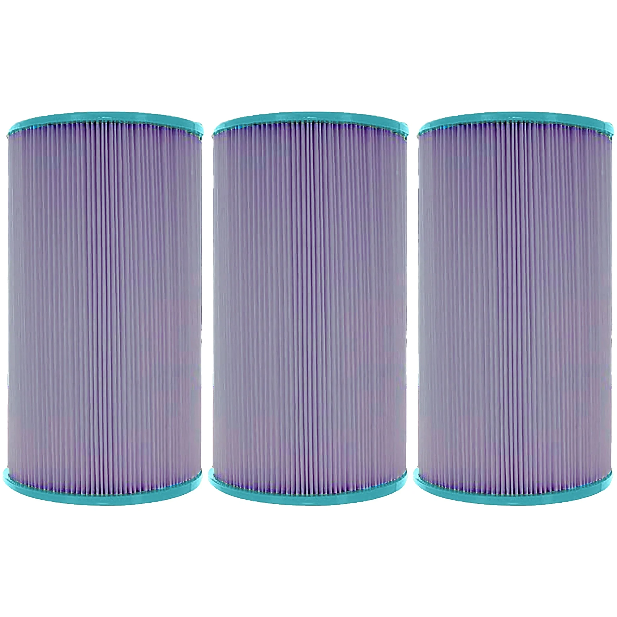 Hurricane 3 Pack HF6430-01P Platinum Purple Spa Filter Cartridge Replacement