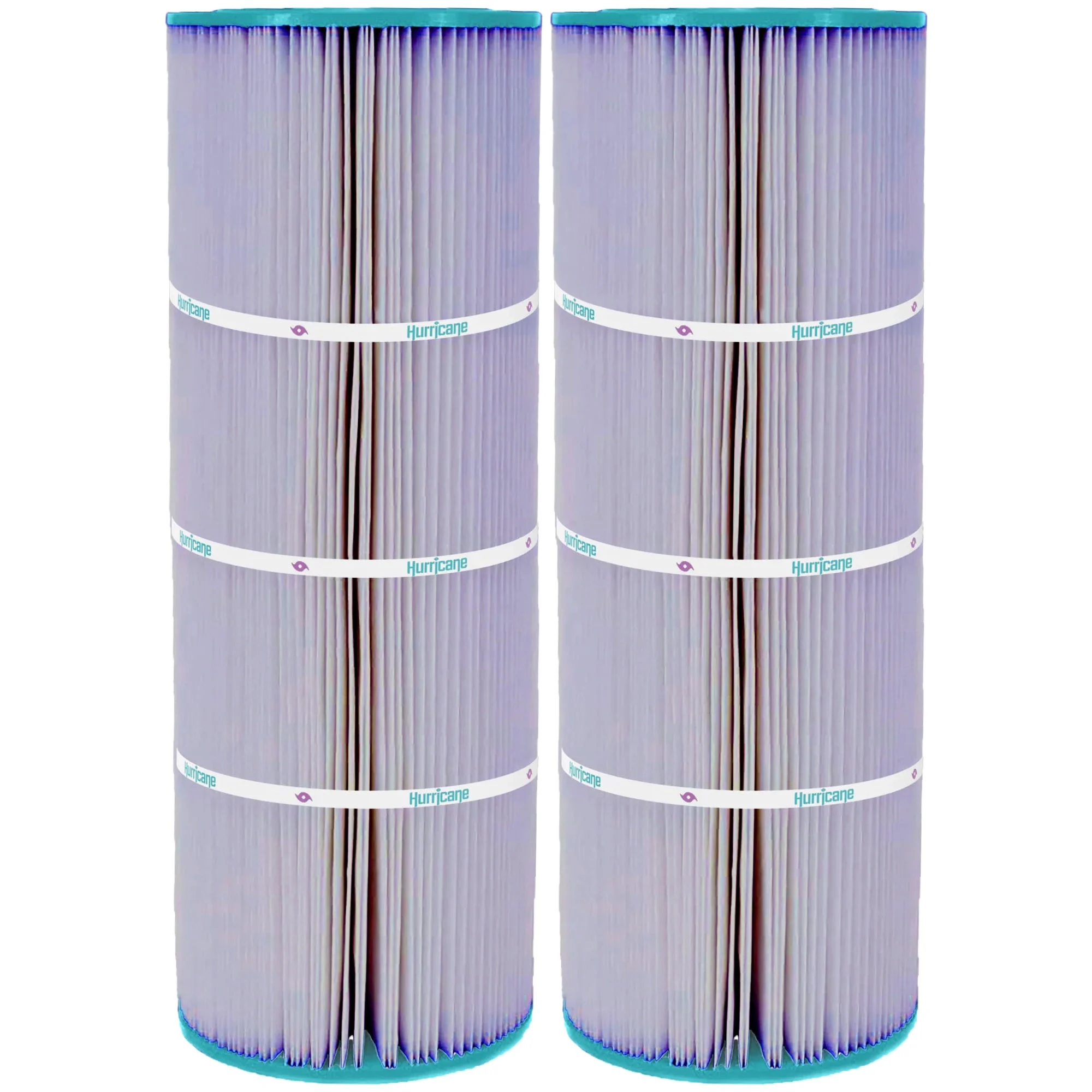 Hurricane 2 Pack HF7656-01P Platinum Purple Pool Filter Cartridge Replacement