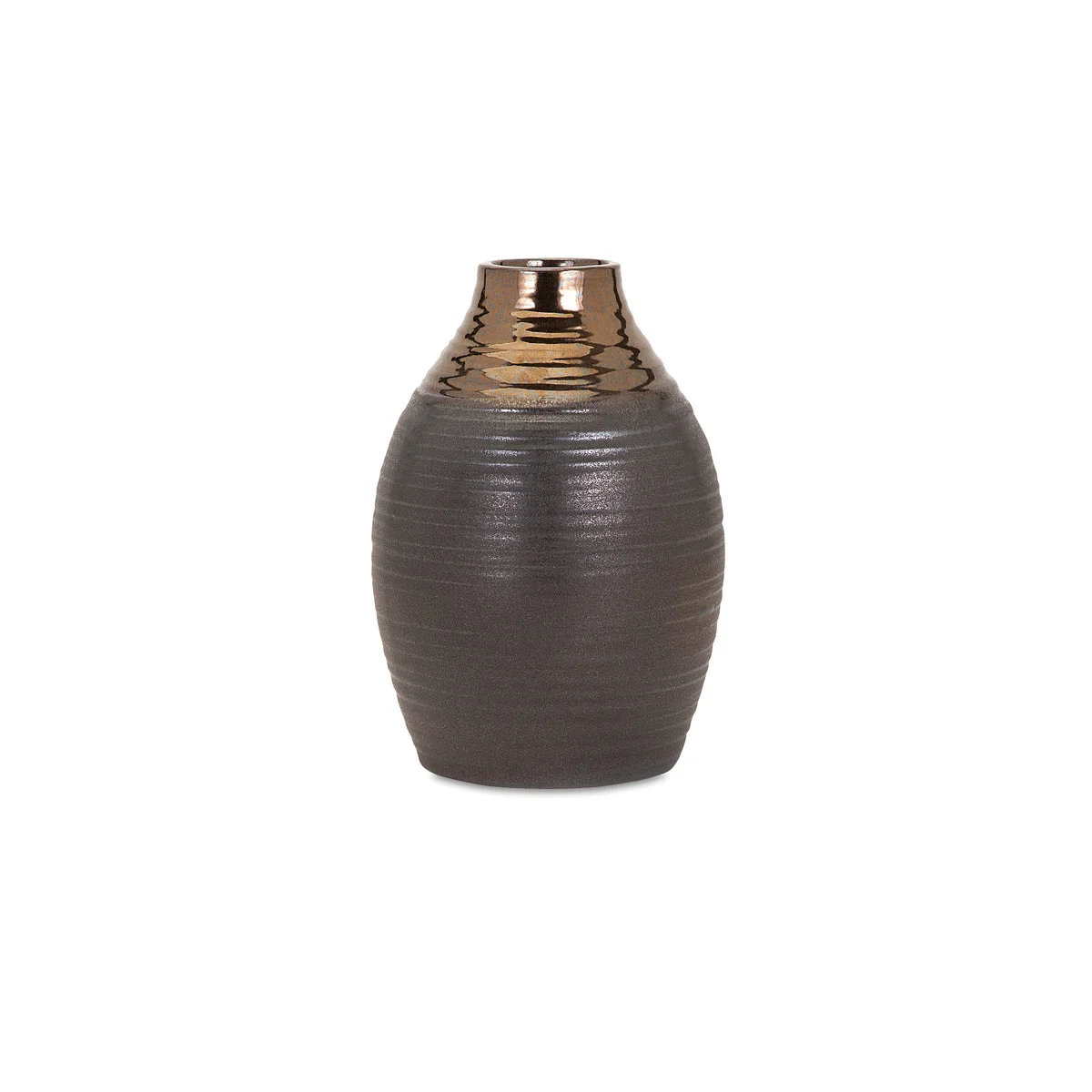 IMAX Worldwide Home Calin Small Bronze Top Vase