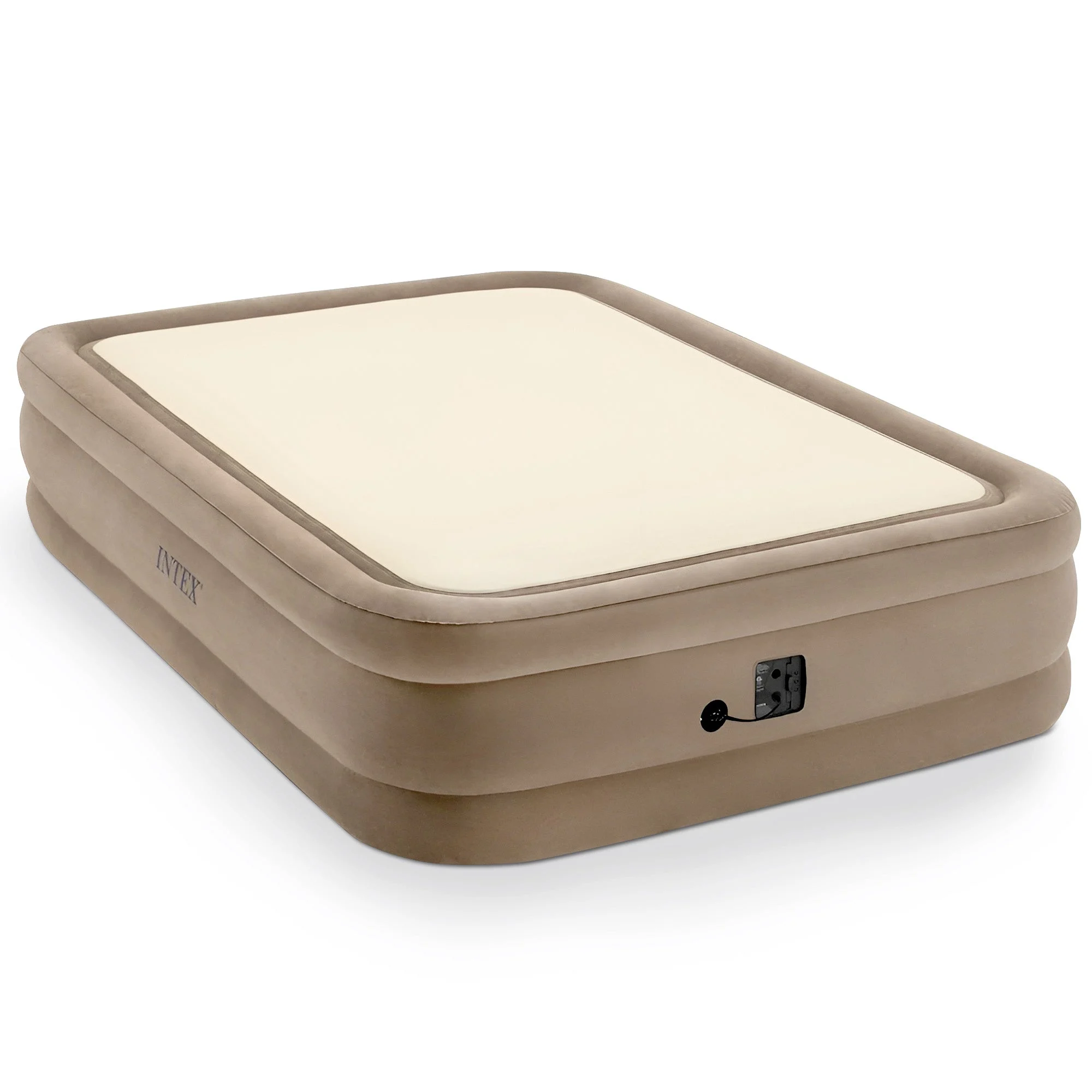 Intex 64477ED Queen Size Thermalux Airbed with Fiber-Tech Technology, Gold