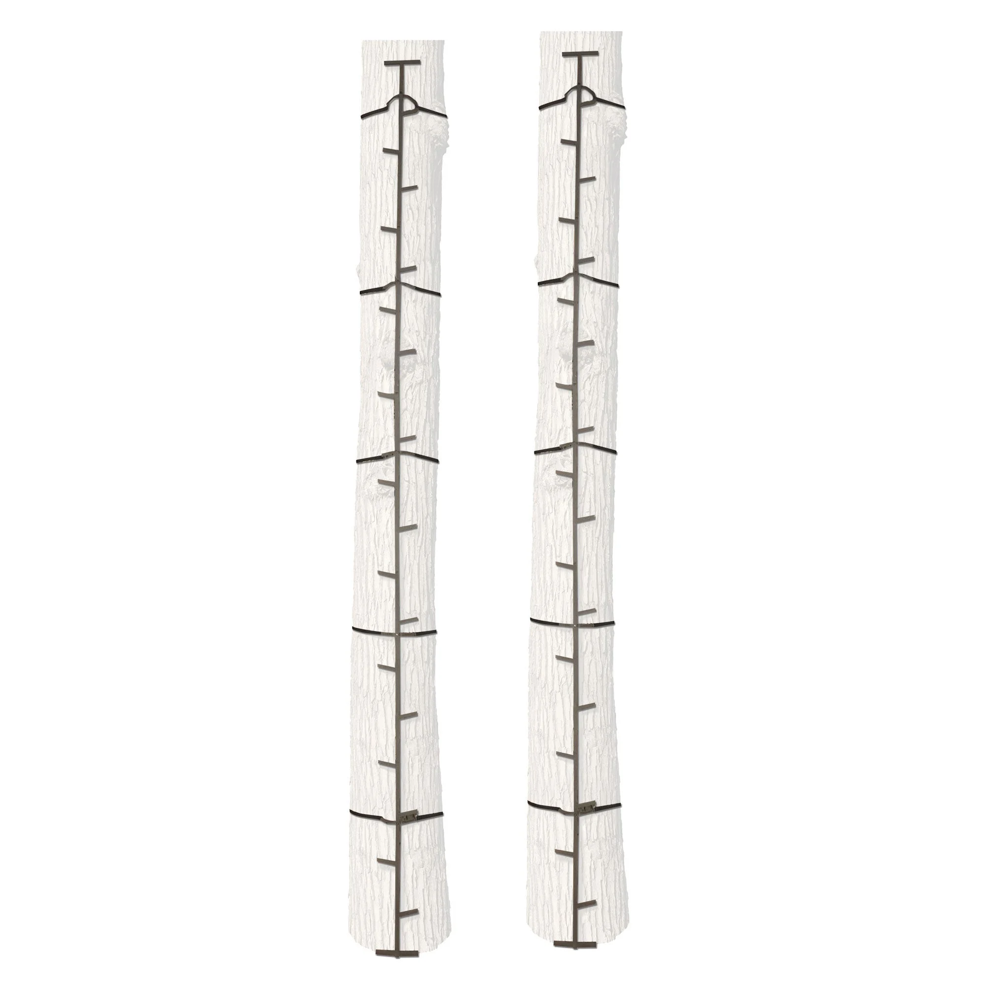 Big Game Hunting Quick Stick Steel Ladder Tree Climbing System, 20 Foot (2 Pack)