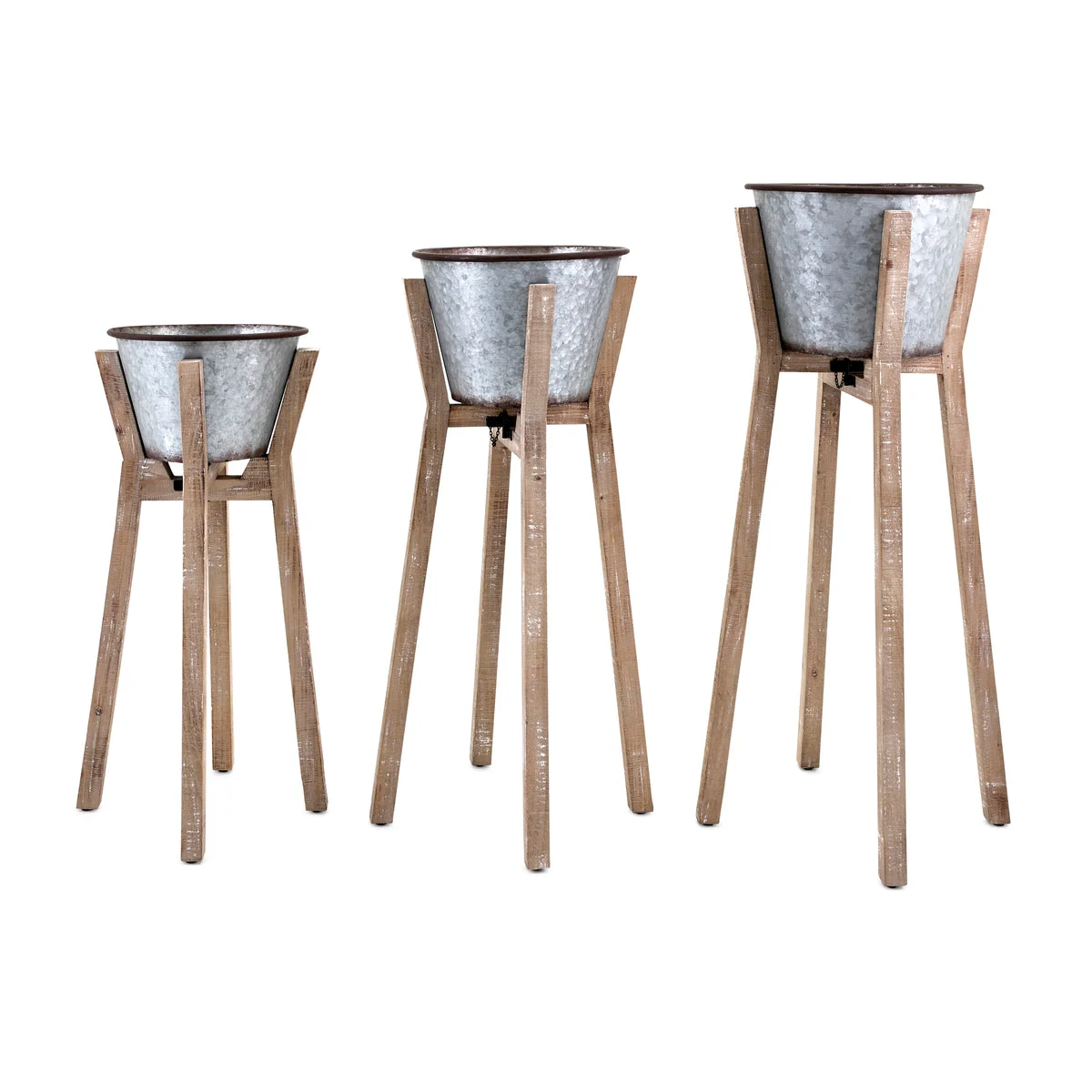 IMAX Worldwide Home Nina Planters on Stands - Set of 3