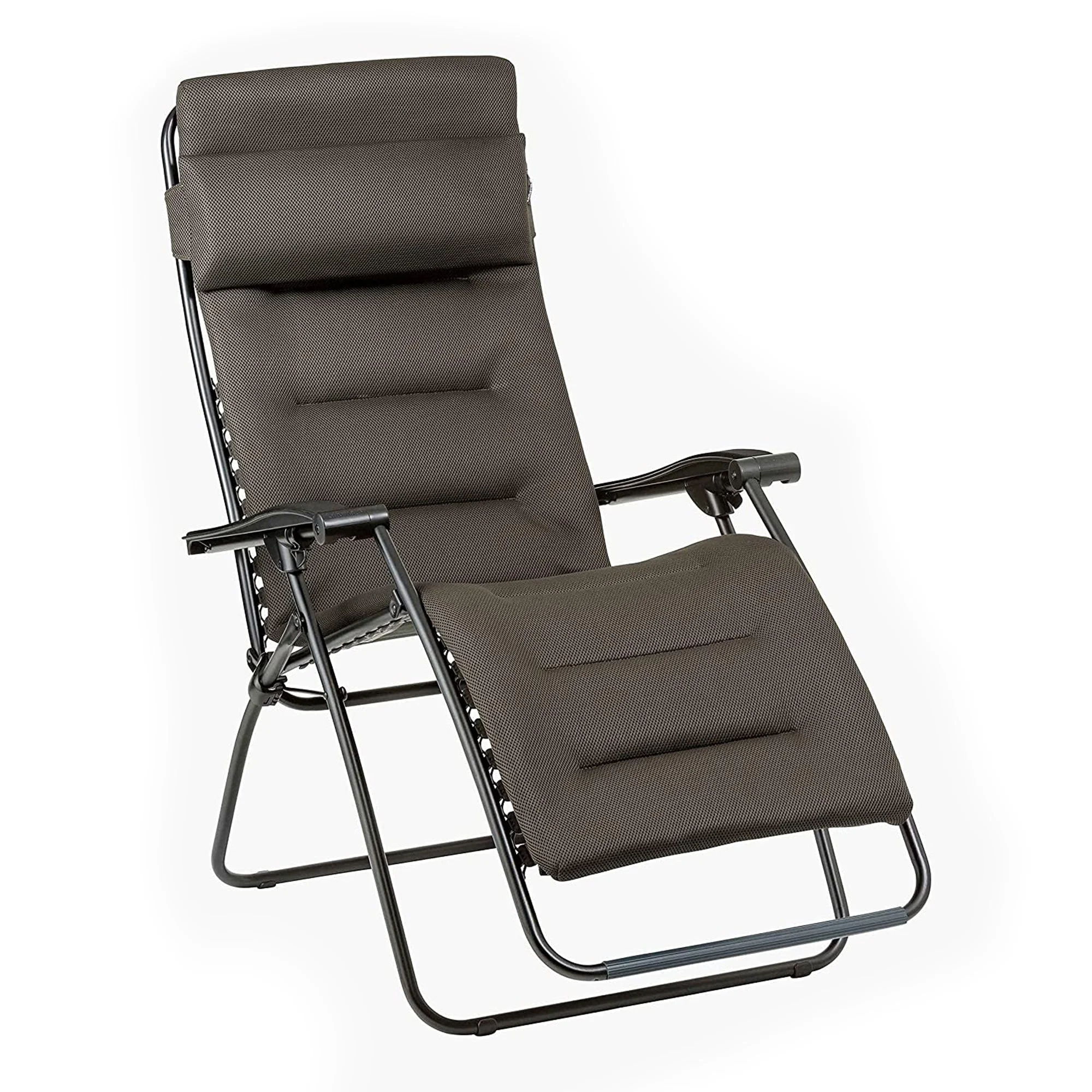 Lafuma RSX Clip Air Comfort Padded Zero-Gravity Multi-Position Chair, Taupe