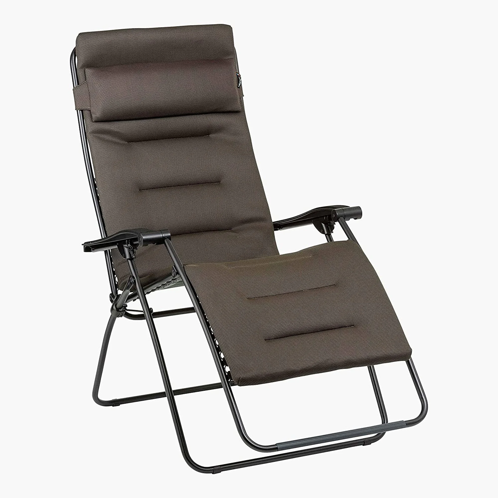 Lafuma RSX Clip XL Air Comfort, Extra Large Padded Zero-Gravity Chair, Taupe