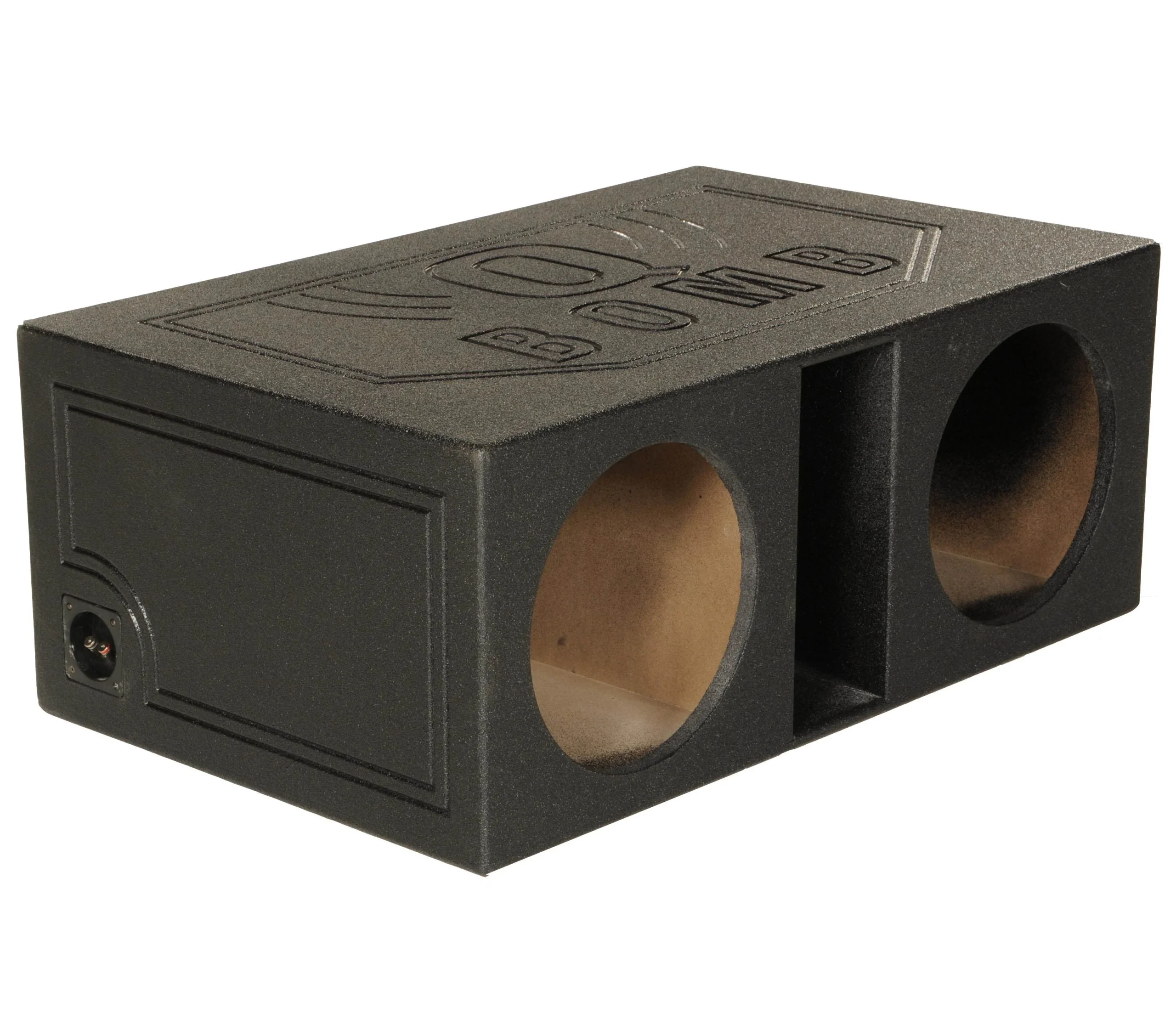 QPower QBOMB12VL Dual 12 Inch Vented Ported Car Subwoofer Sub Box Enclosure