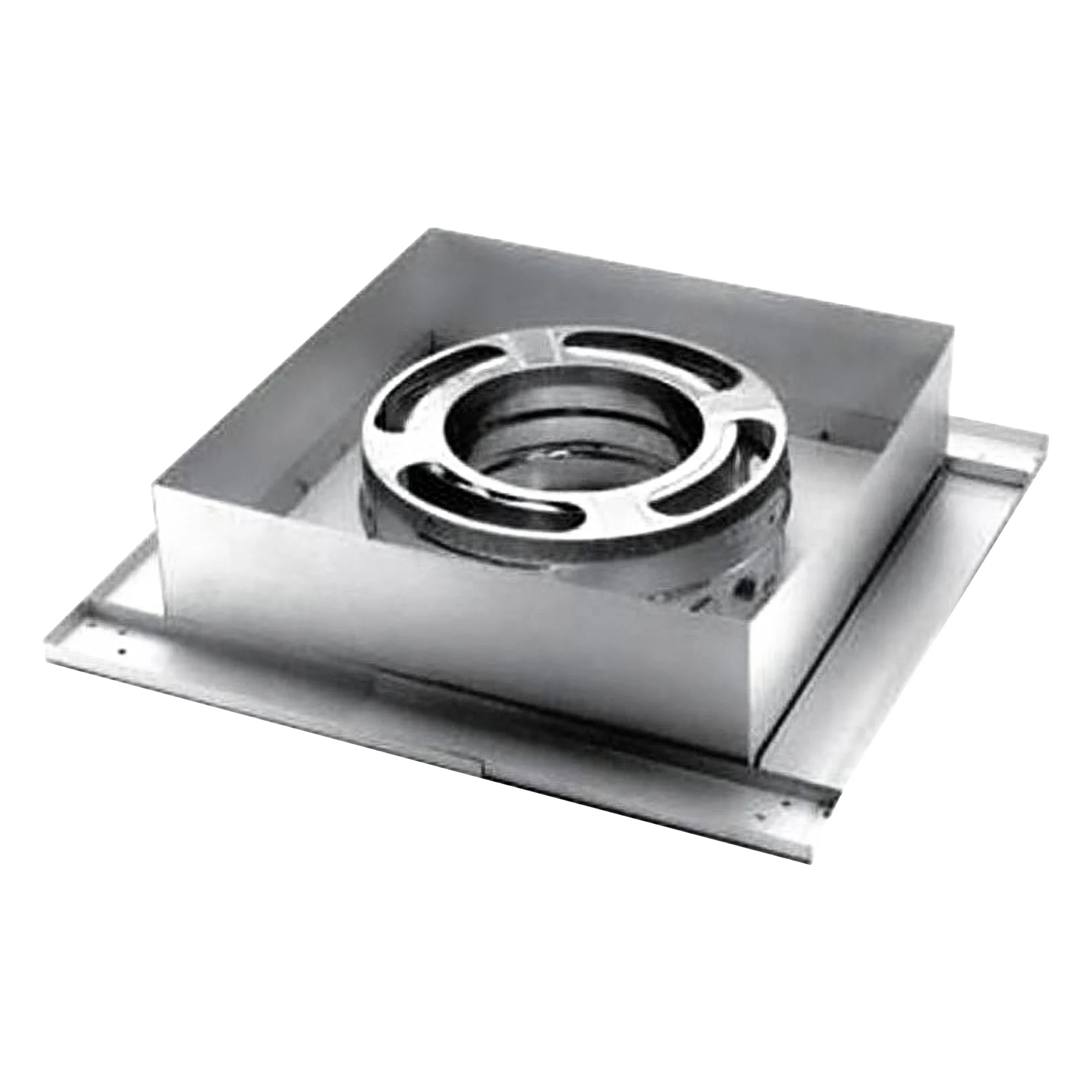 DuraVent Simpson 6DP-FCS Triple Wall Flat Ceiling Support Box for Wood Stoves