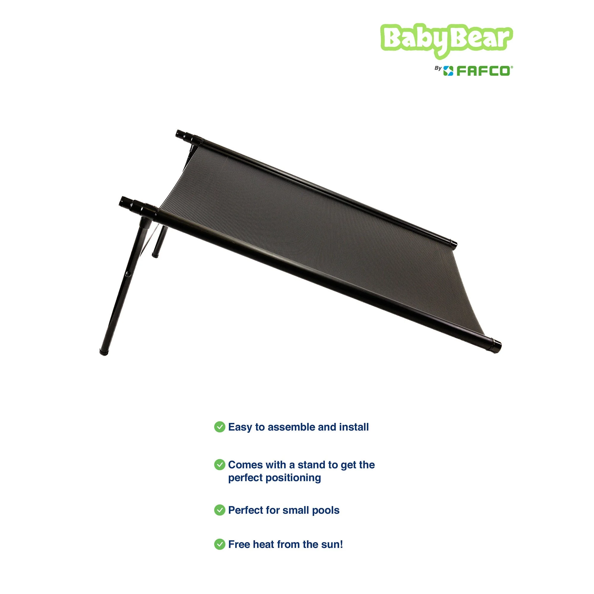 FAFCO Baby Bear Compact Design Solar Power Pool Heater for Above-Ground Pools
