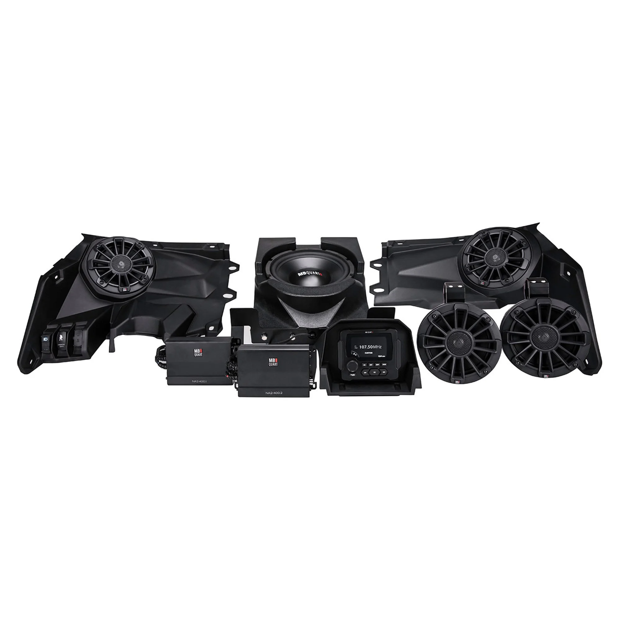 MB Quart 800 Watt STAGE 5 Can Am Maverick X3 (17-25) Tuned Complete Sound System