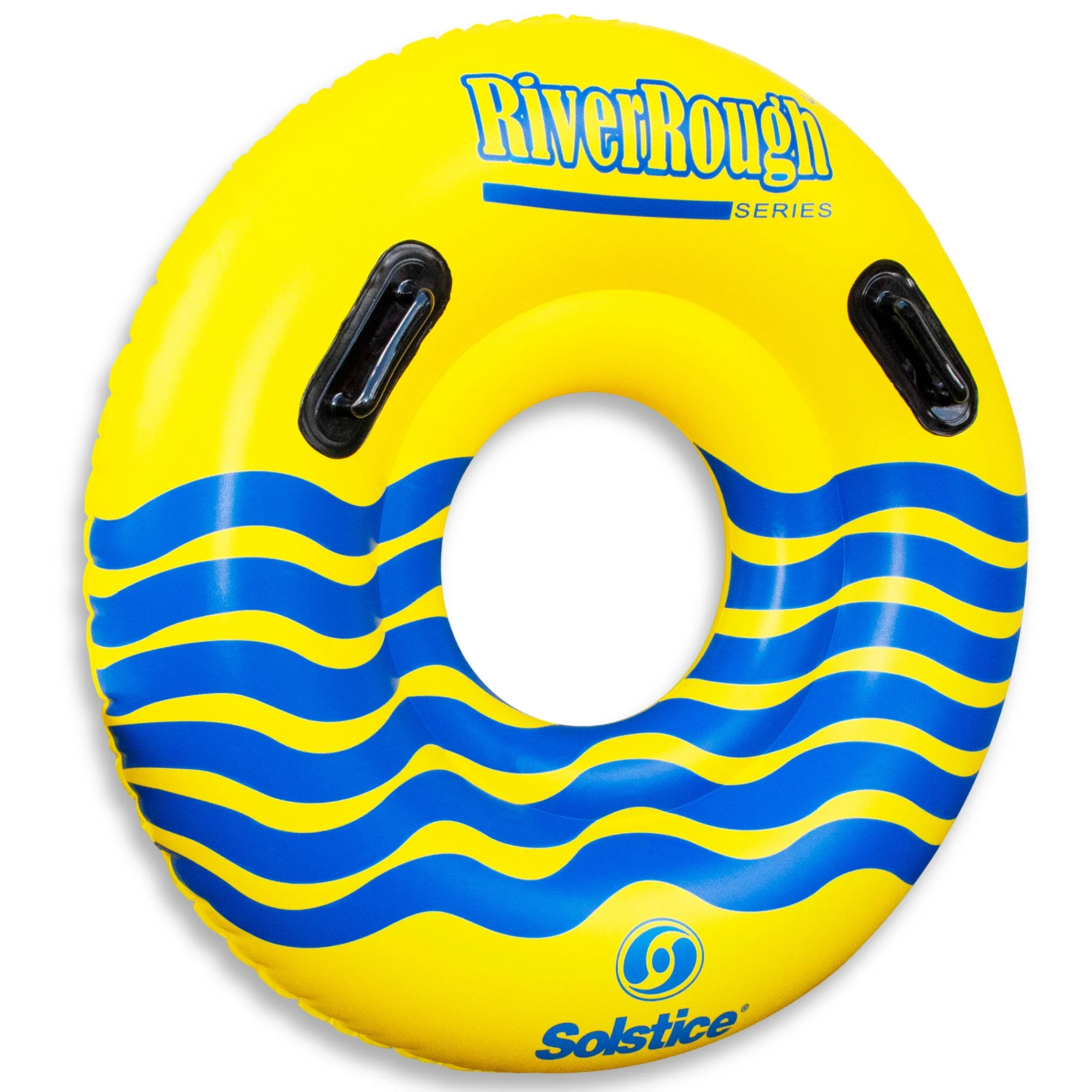 Swimline River Rough 48" Inflatable Pool Float Tube Water Raft w/Handles, Yellow