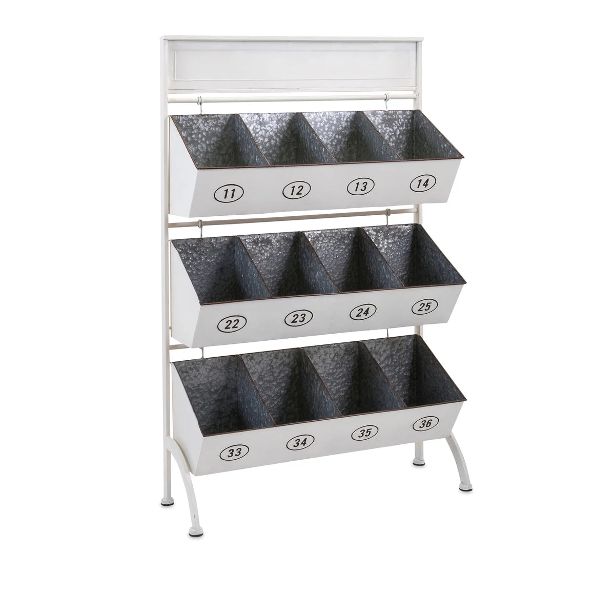 IMAX Worldwide Home Tinker Storage Bin Rack