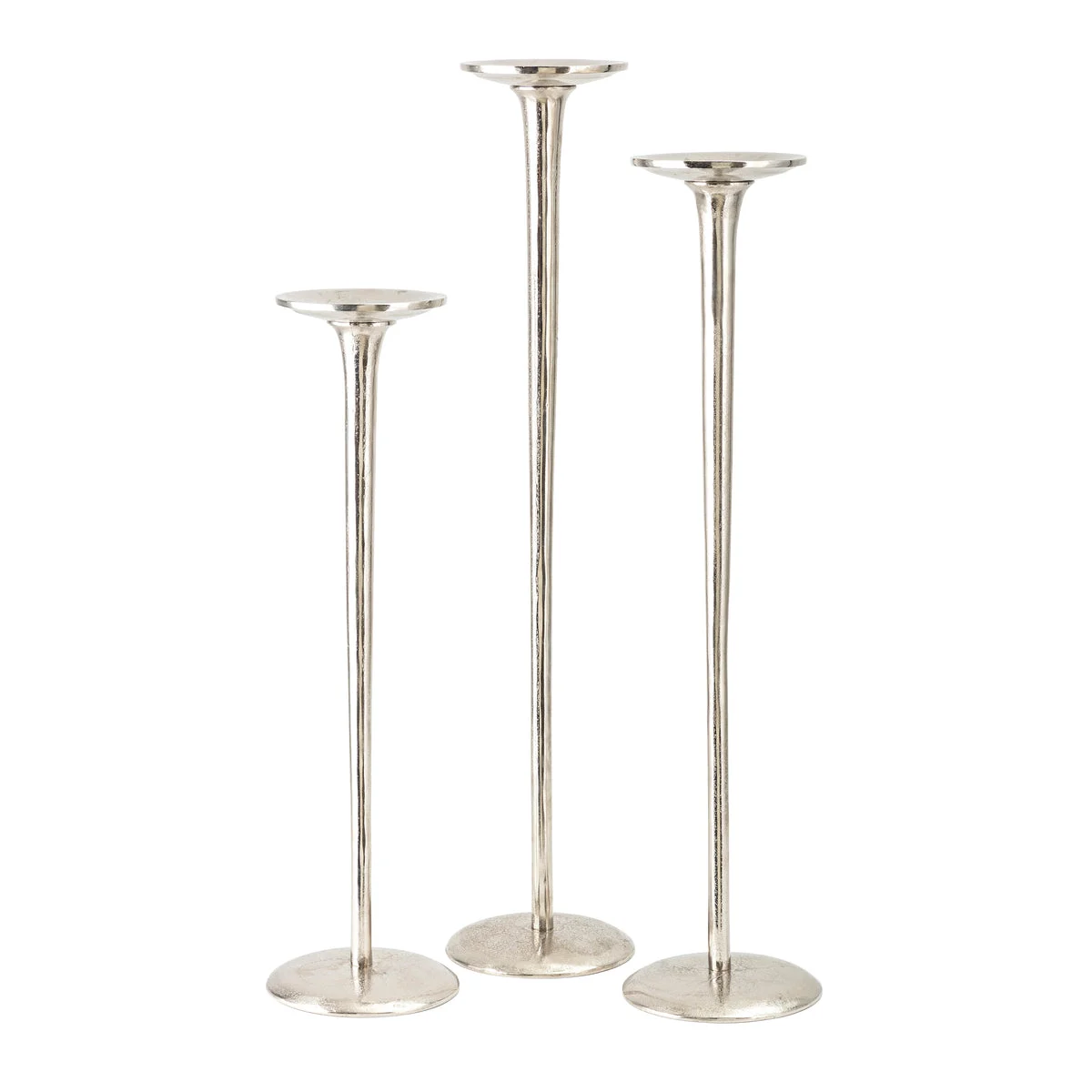 IMAX Worldwide Home SG Hestia Aluminum Candleholders - Set of 3