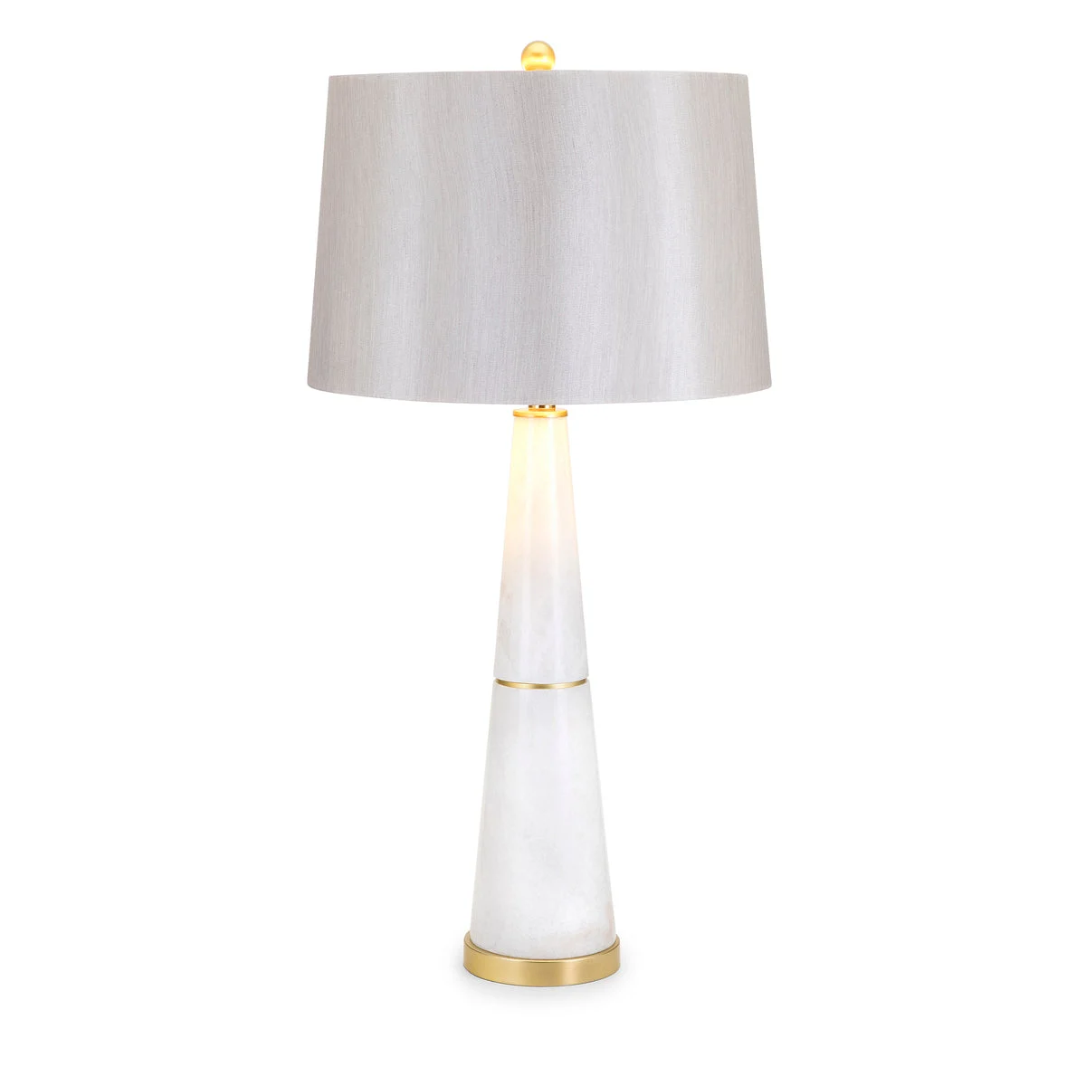 IMAX Worldwide Home TY Luxe Azure Marble Lamp