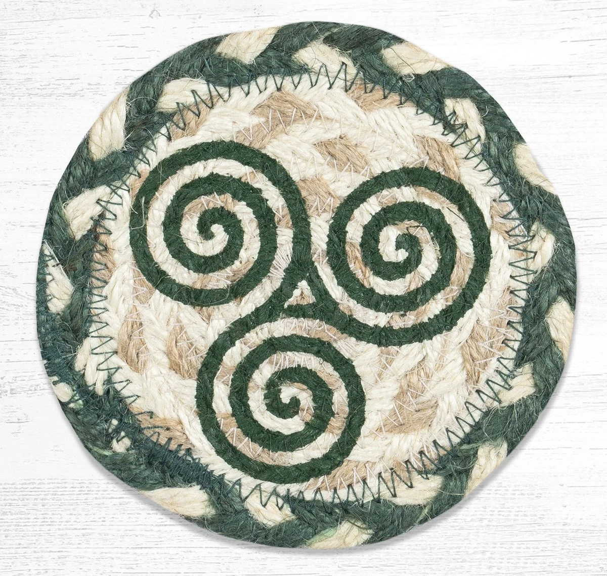 Earth Rugs IC-605 Irish 3 Printed Coaster 5``x5``