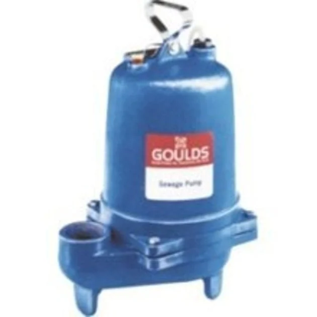 Submersible Pump Sewage 185 Gallons per Minute 1/2 Horsepower 115 Volt 1 Phase 60 Hertz 2 IN NPT for Sewage Systems Water Transfer Light Industrial Dewatering