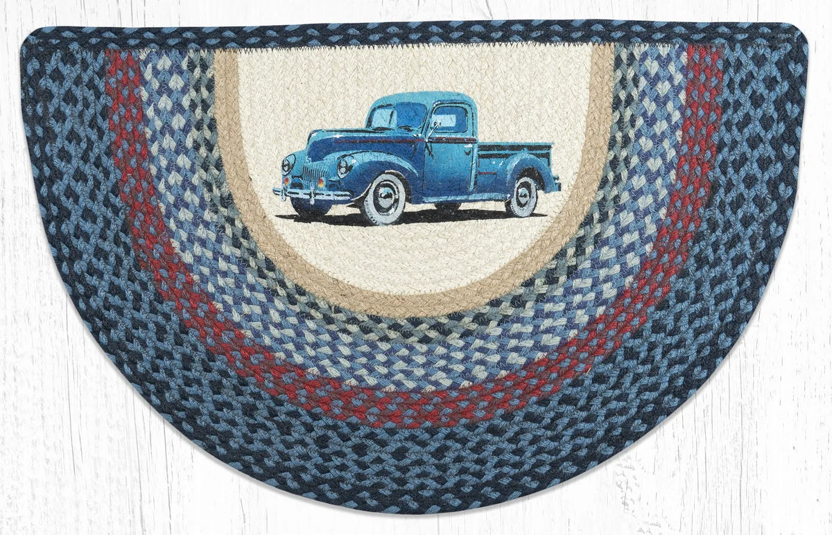 Earth Rugs SCP-362 Blue Truck Printed Slice 18``x29``