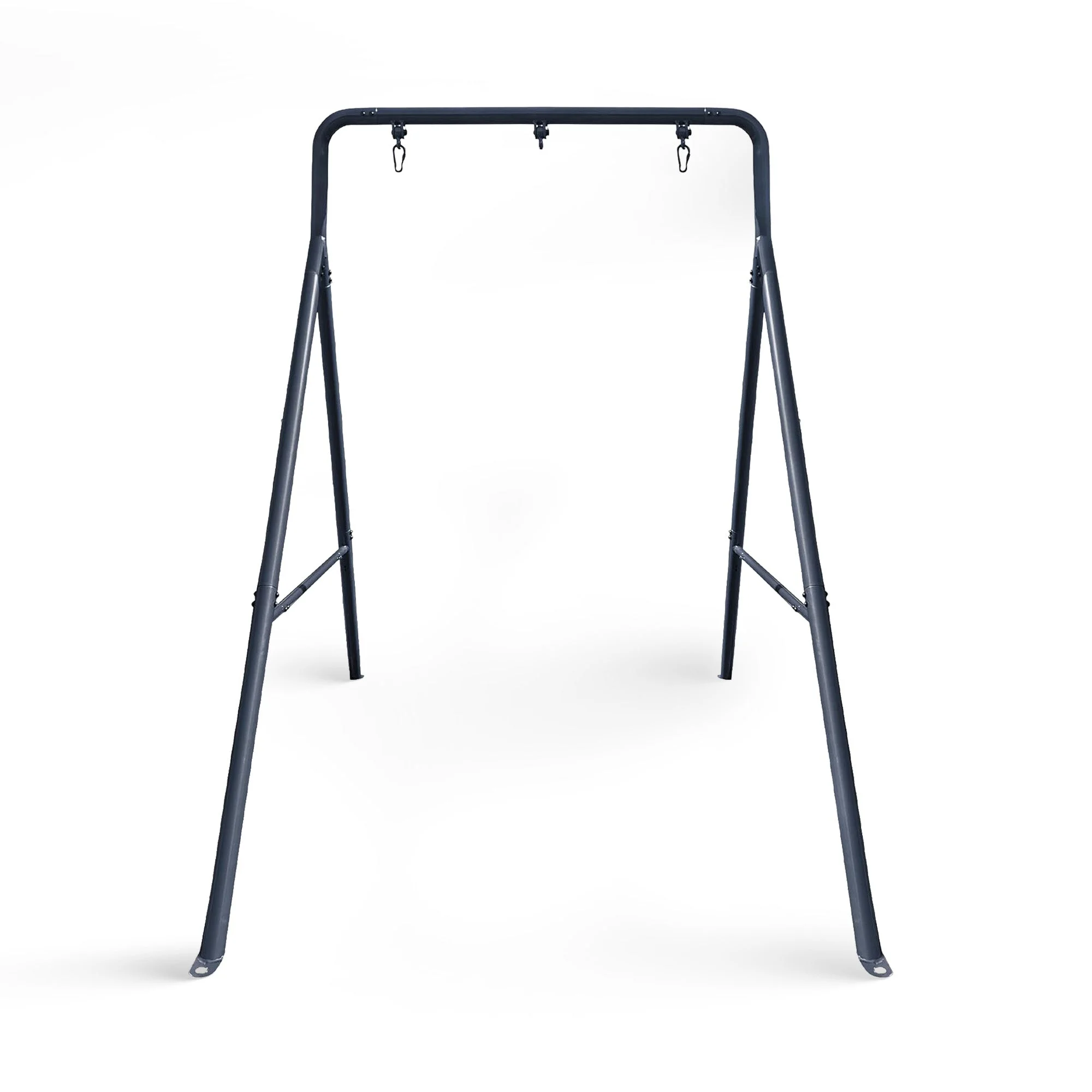 gobaplay Outdoor Single Swing Set with Support Bars for Tree Swing, Frame Only