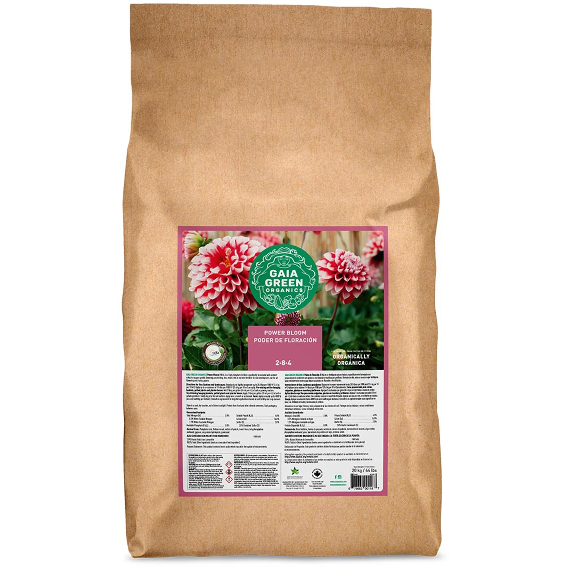 GAIA GREEN 20 kg Power Bloom for Root Development, Flowering & Fruiting Plants