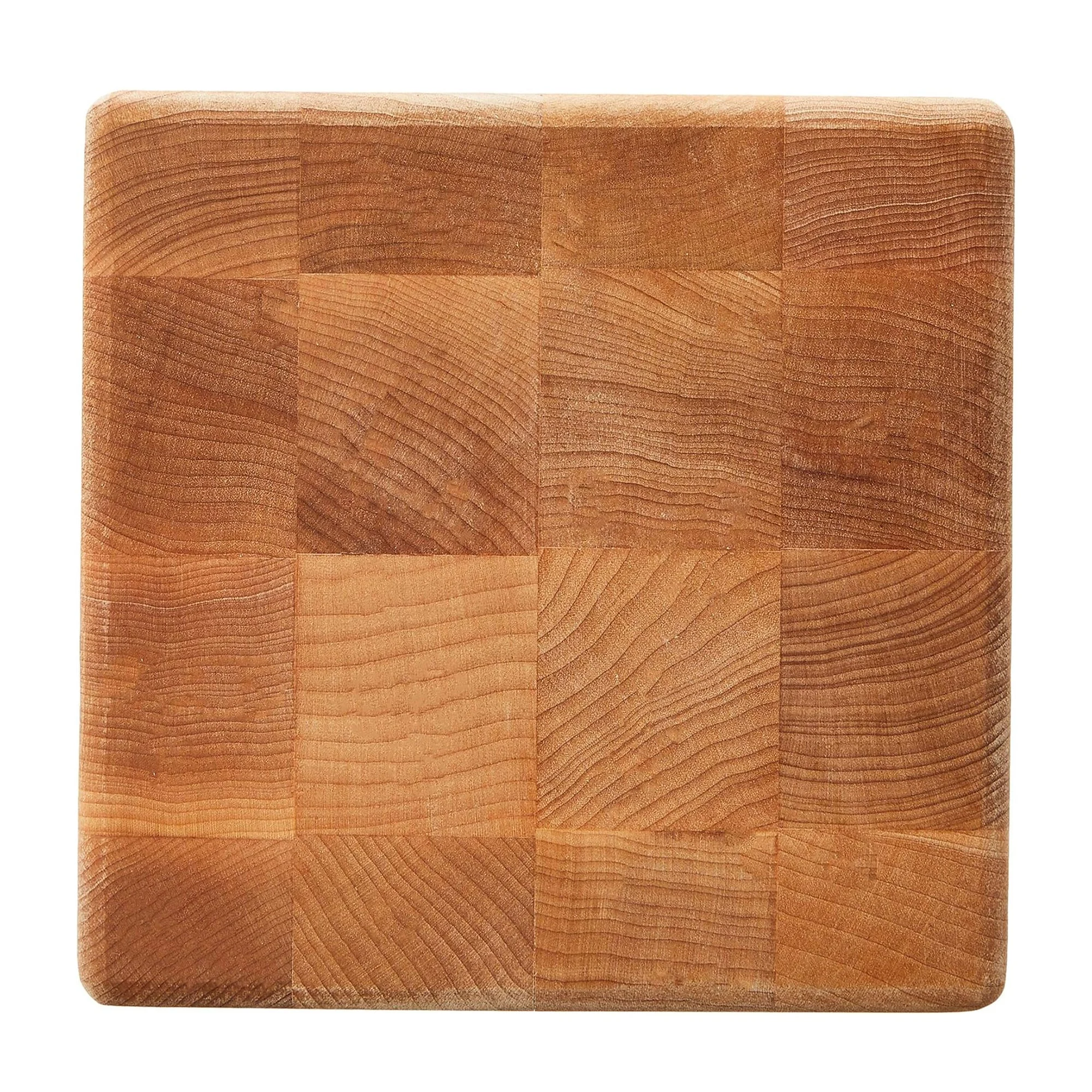 John Boos MC Series Square Wood Cutting Board with Feet, 6" x 6", Maple