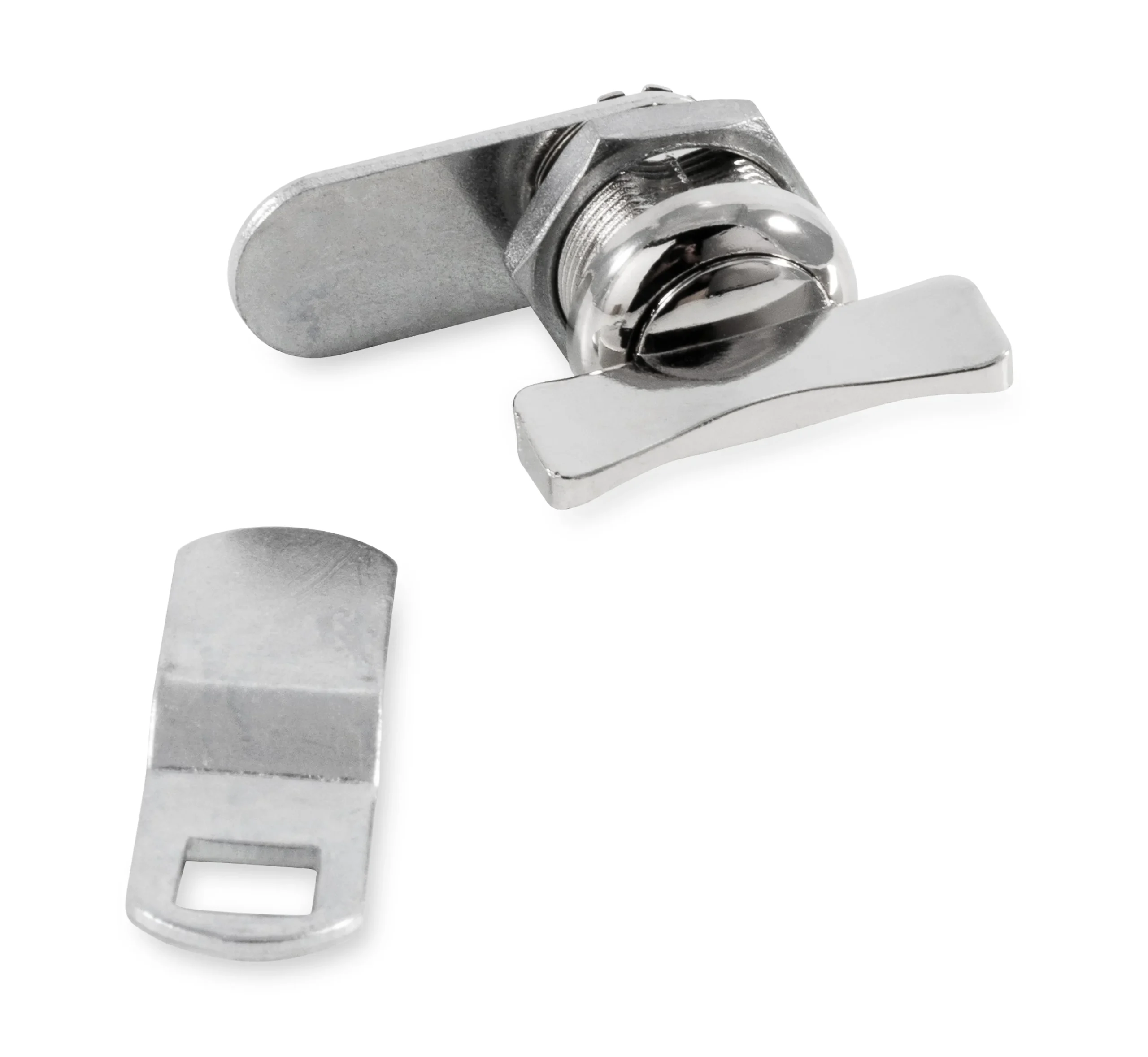 Camco 44333 Steel RV Thumb Operated Offset Cam Lock, Fits up to 5/8 Inches Thick
