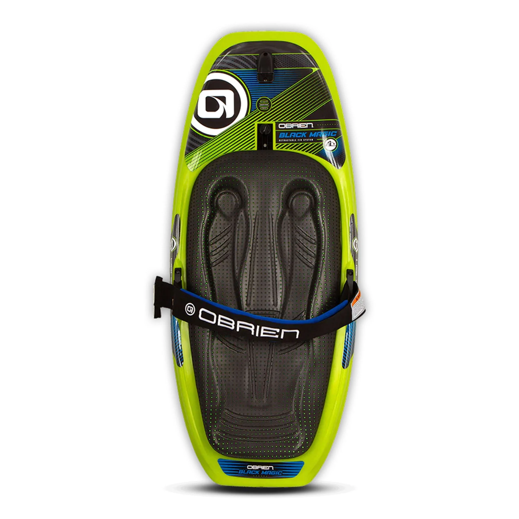 O'Brien Black Magic Kneeboard with Cable Actuated Retractable Fins and Hook