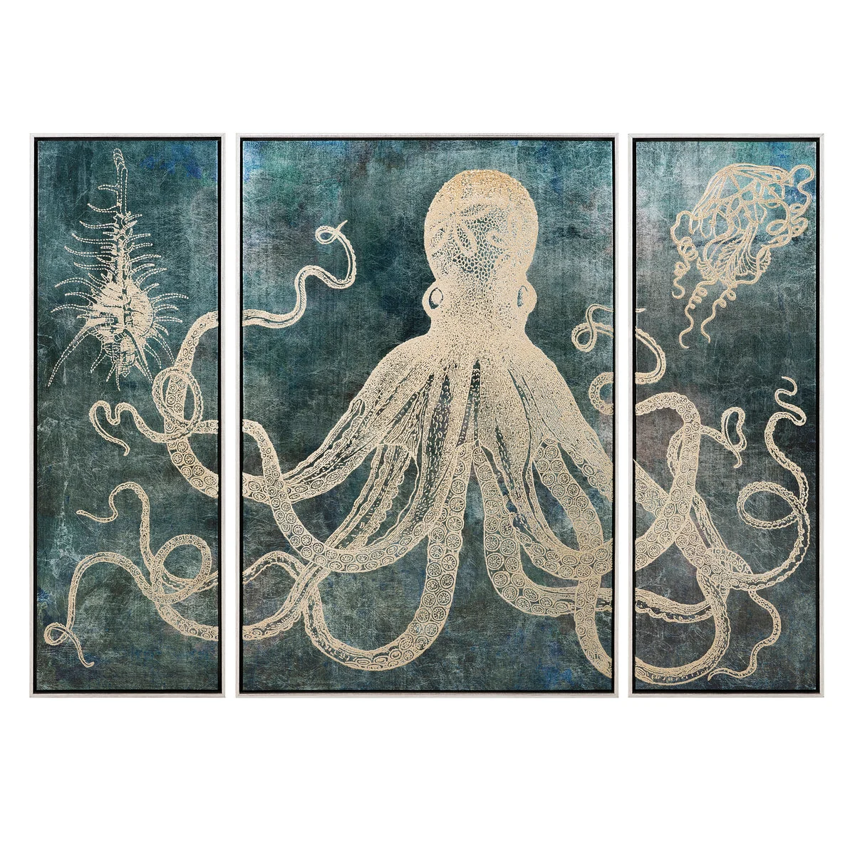 IMAX Worldwide Home Dorado Triptych Wall Decors with Frame