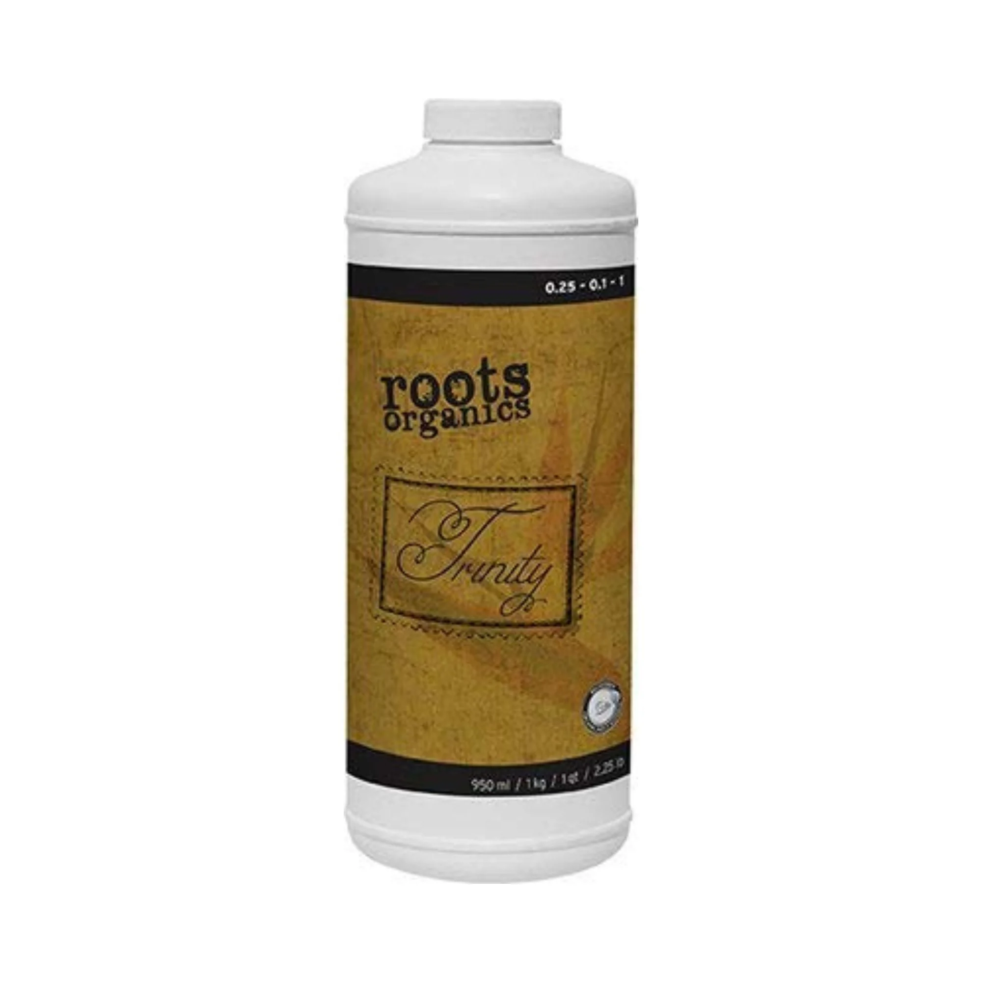 Roots Organics Trinity, Liquid Plant Food and Fertilizer Growth Formula, 1 Quart