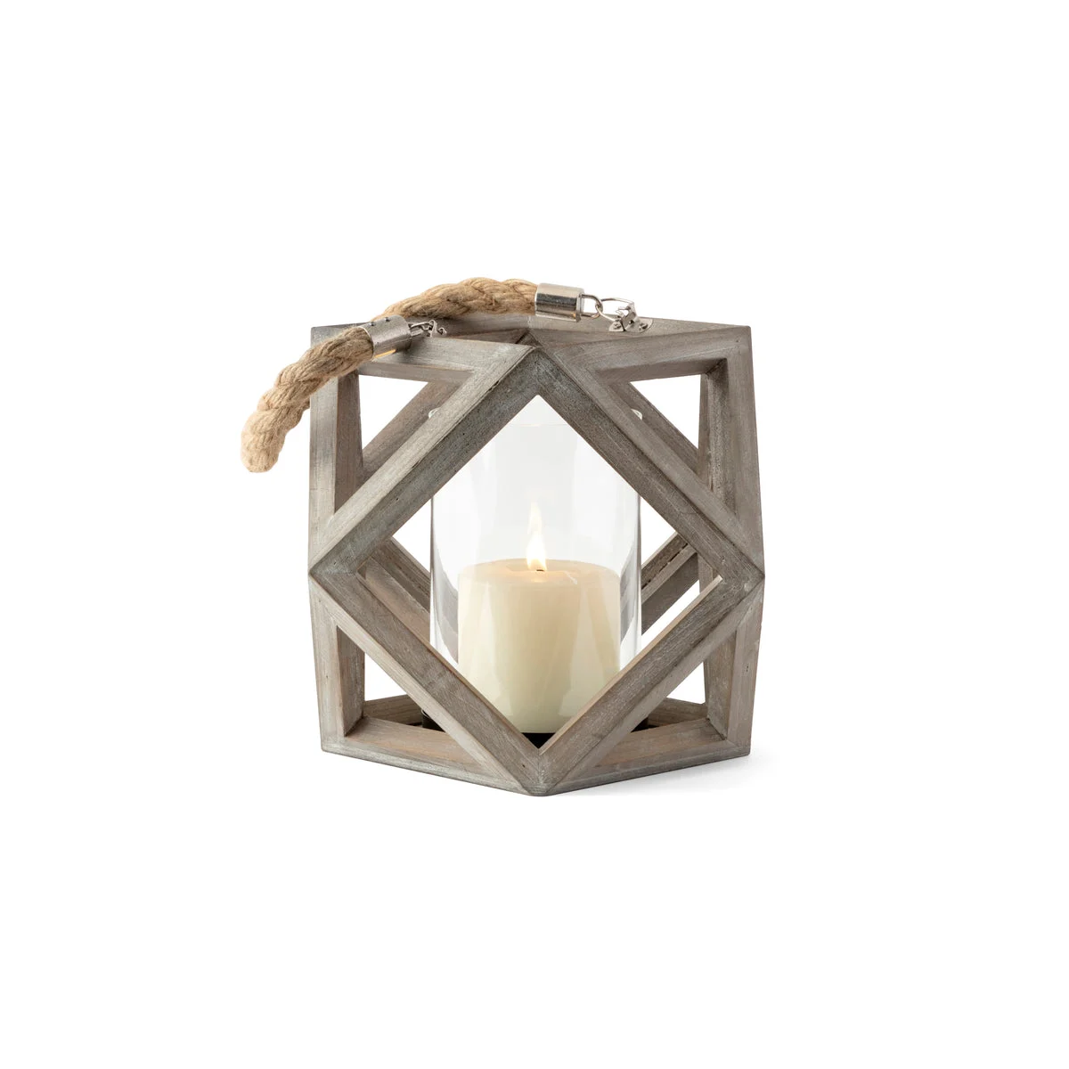 IMAX Worldwide Home Ares Small Wood Lantern