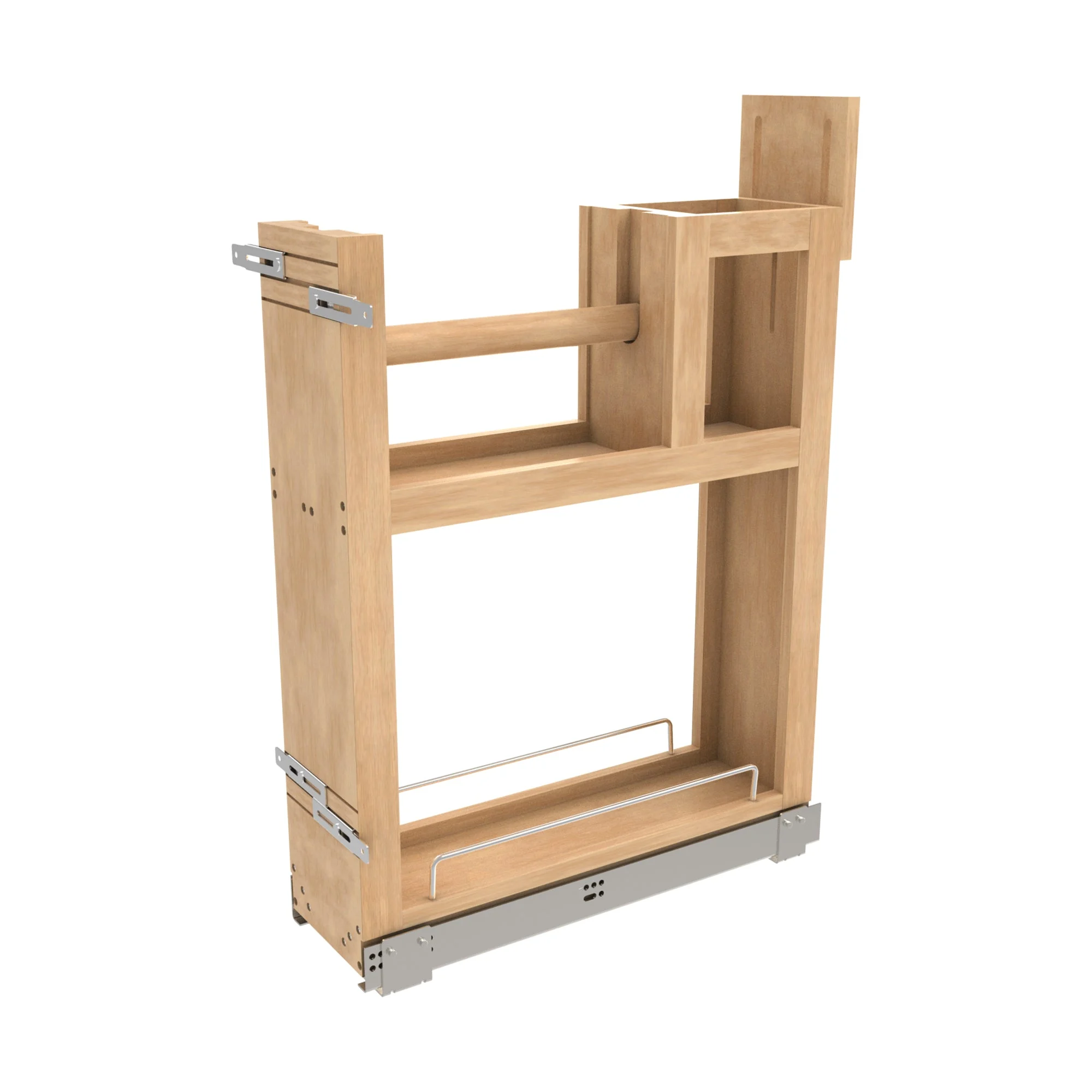 Rev-A-Shelf Paper Towel Pullout Cabinet Organizer w/ Soft-Close, 448PTH-BCSC-6C