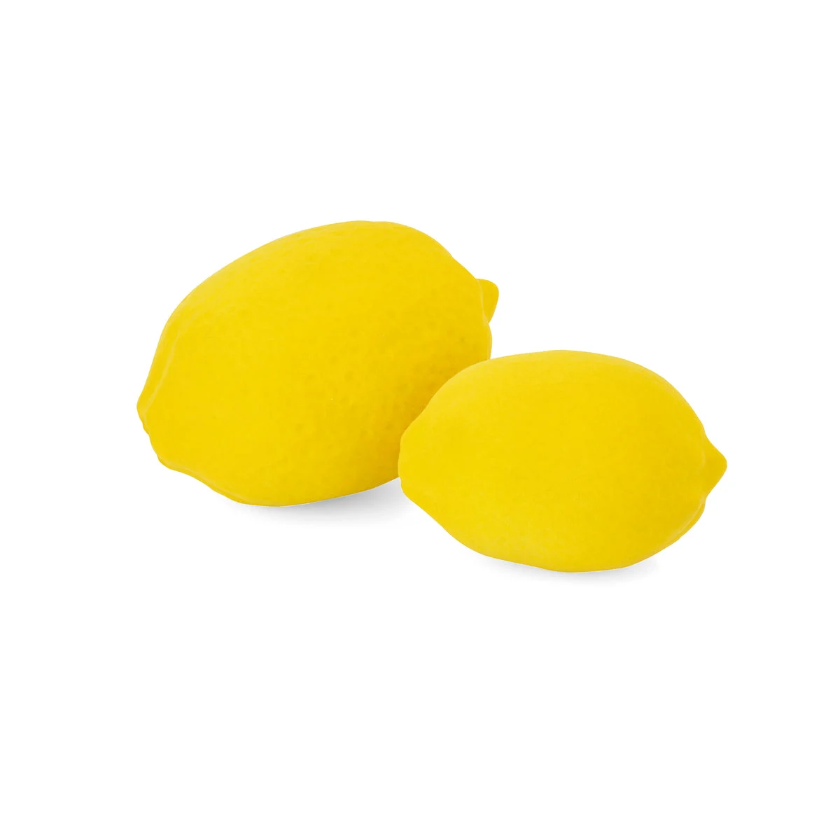 Imax Worldwide Home Cyprus Flocked Decorative Lemons - Set of 2