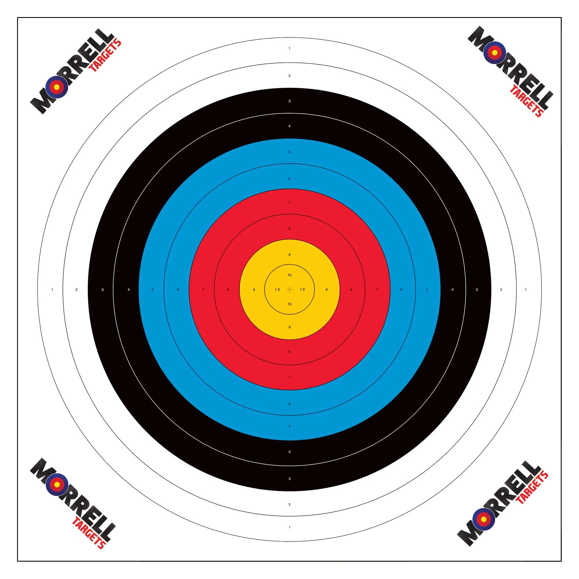Morrell Targets 80 Cm Paper Archery Target Face with Heavy Card Stock (100 Pack)