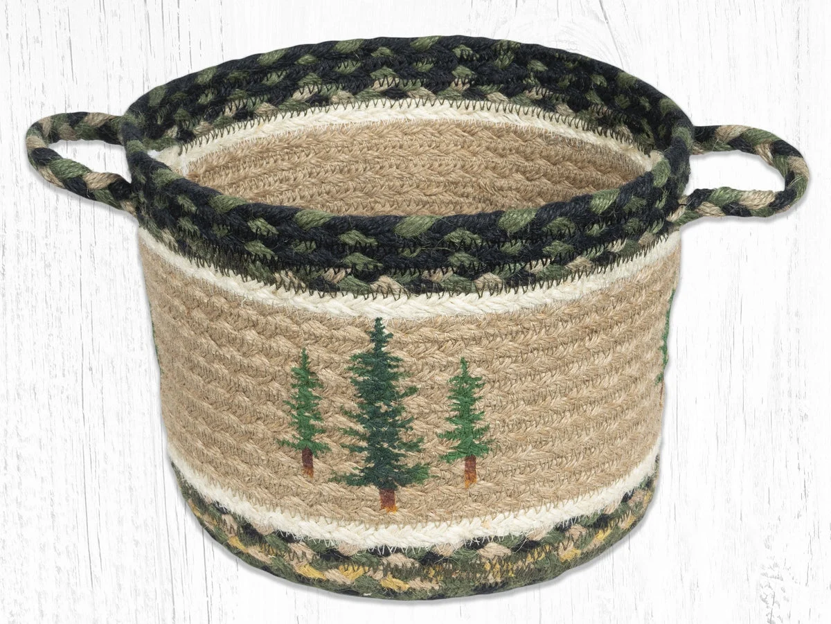 Earth Rugs UBP-116 Tall Timbers Printed Utility Basket 9``x7``