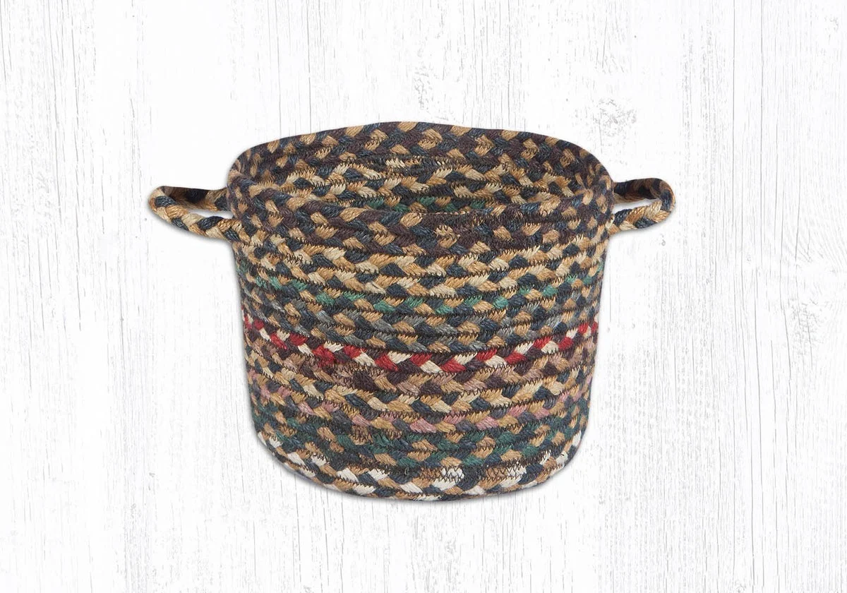Earth Rugs UB-51 Fir/Ivory Utility Basket 9``x7``