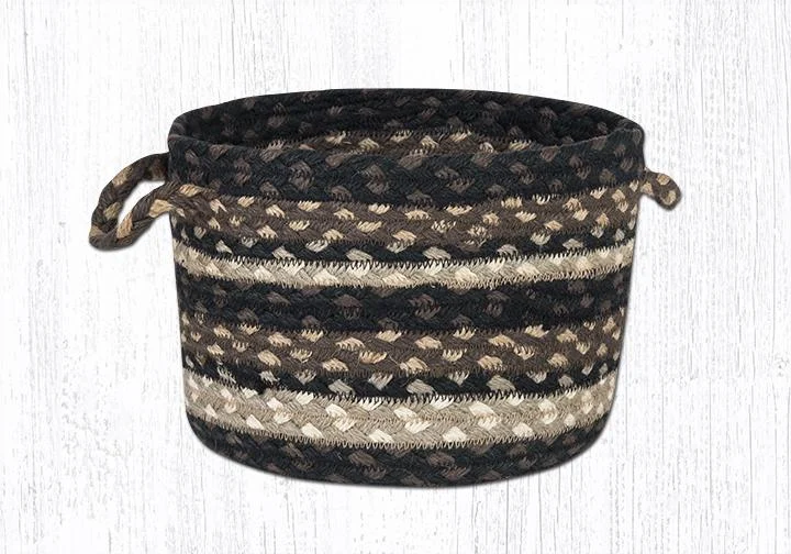Earth Rugs UB-313 Mocha/Frappuccino Utility Basket 9``x7``