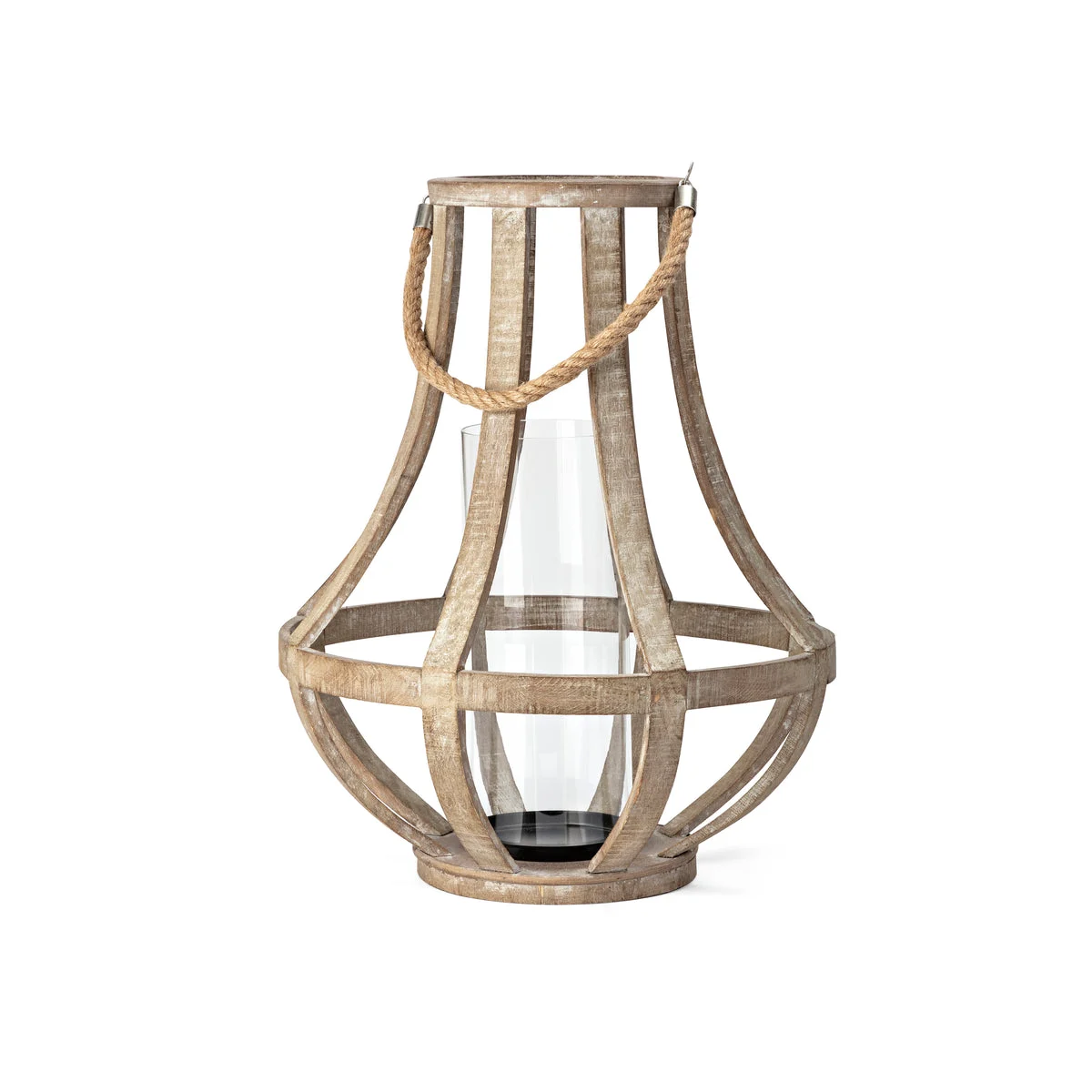 IMAX Worldwide Home Bacchus Wood Lantern