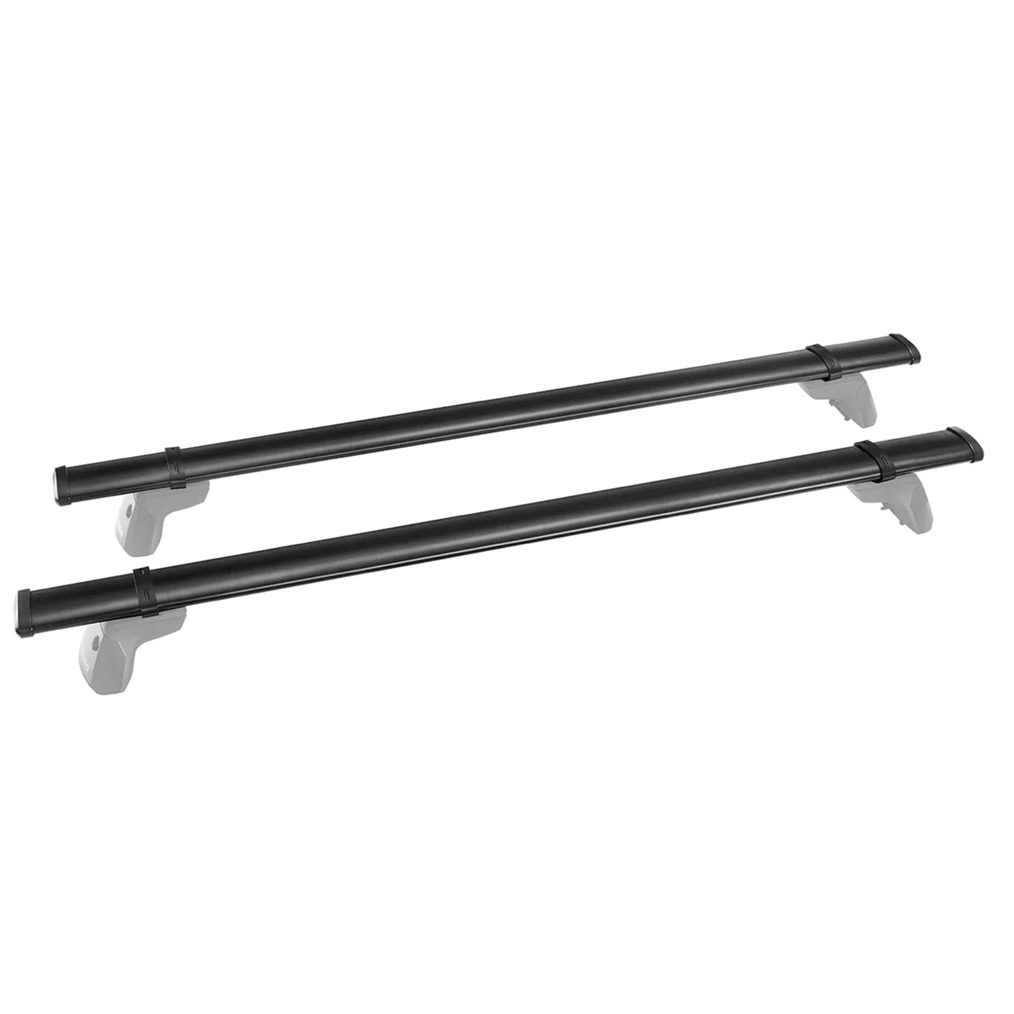 YAKIMA 60 Inch Steel CoreBar Aerodynamic Roof Rack Crossbars, Black, Set of 2