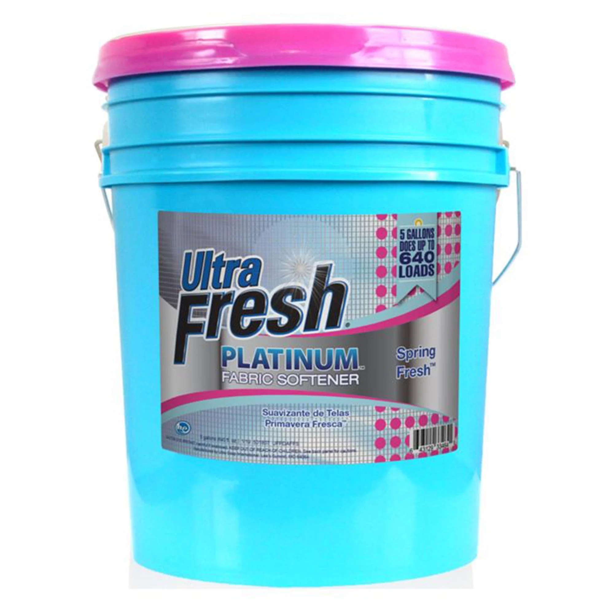 Ultra Fresh Platinum 5 Gal Spring Fresh Fabric Softener Up to 640 Loads w/Pump