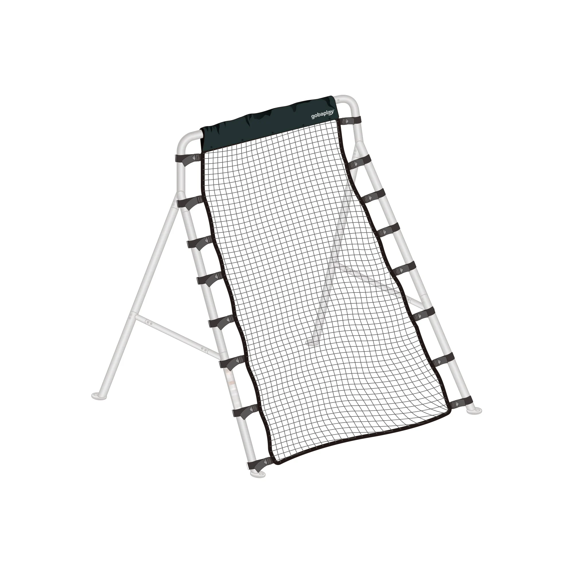 gobaplay Bounce Back Net , 126”x75” Rebounder Attachment, Swingset Not Included