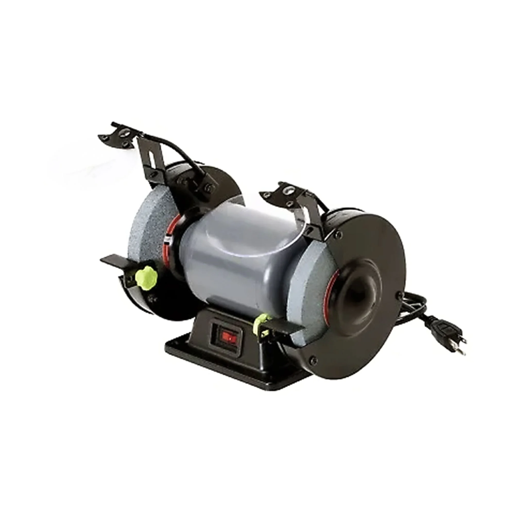 Master Mechanic Corded Electric 6 Inch Bench Grinder w/ 0.33 HP Induction Motor