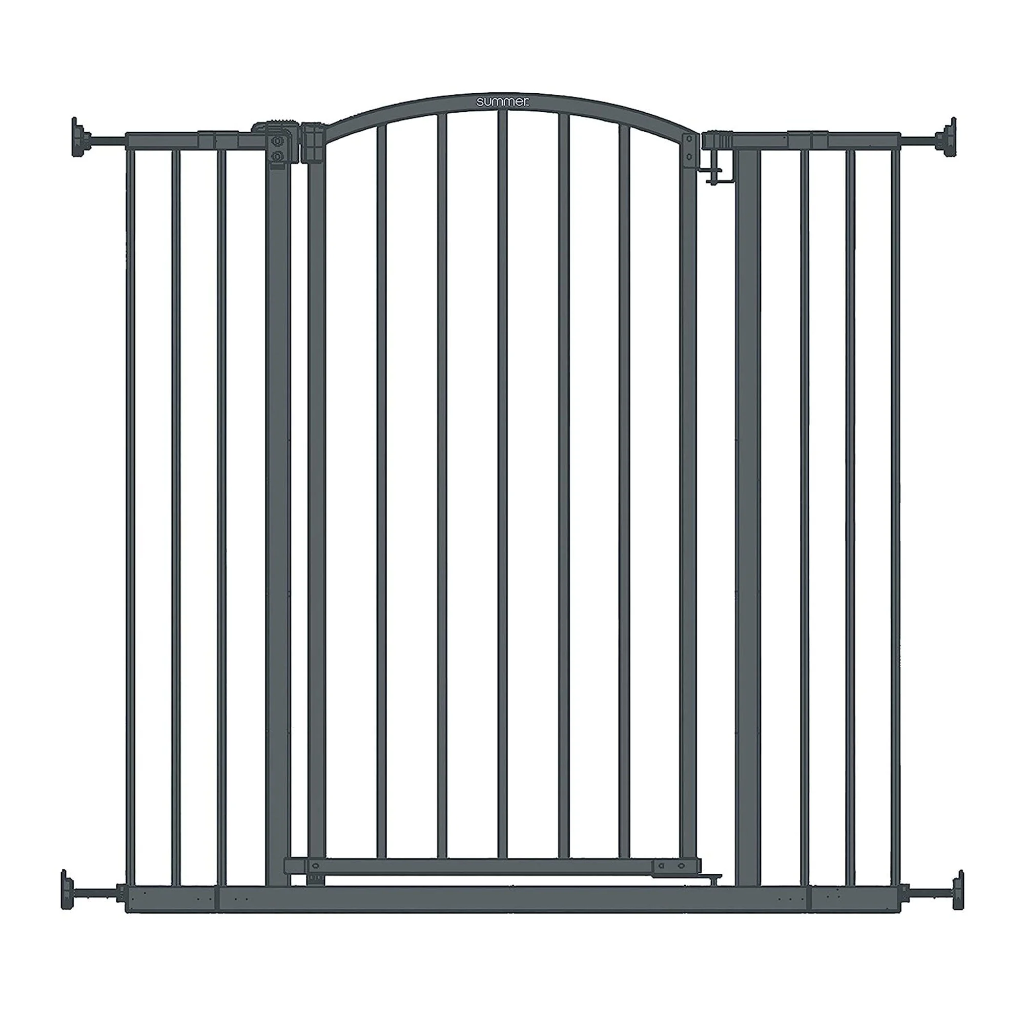 Ingenuity Summer Infant 36 Inch Extra Tall and Wide Pet and Baby Gate, Gray