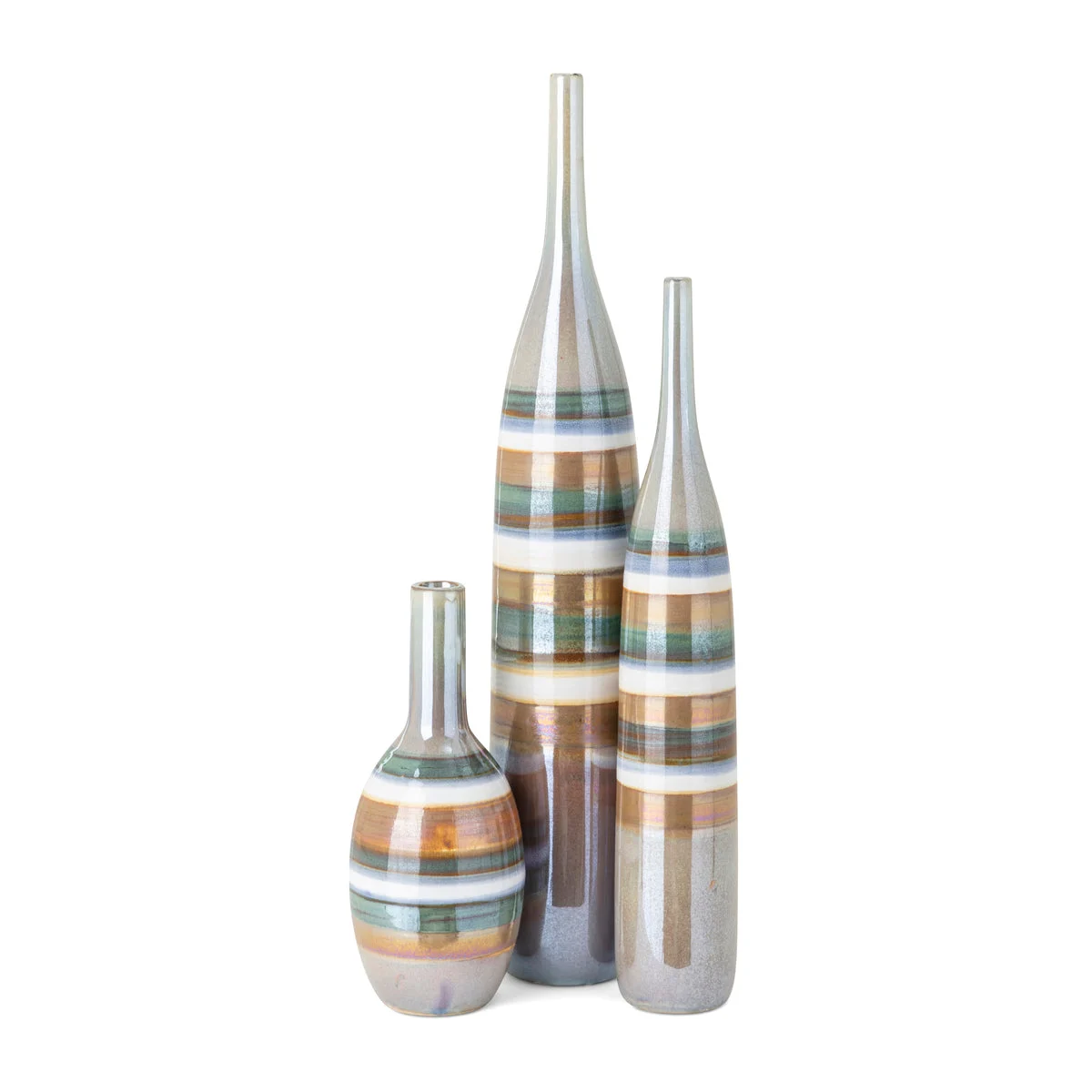 IMAX Worldwide Home Karlise Bottles - Set of 3