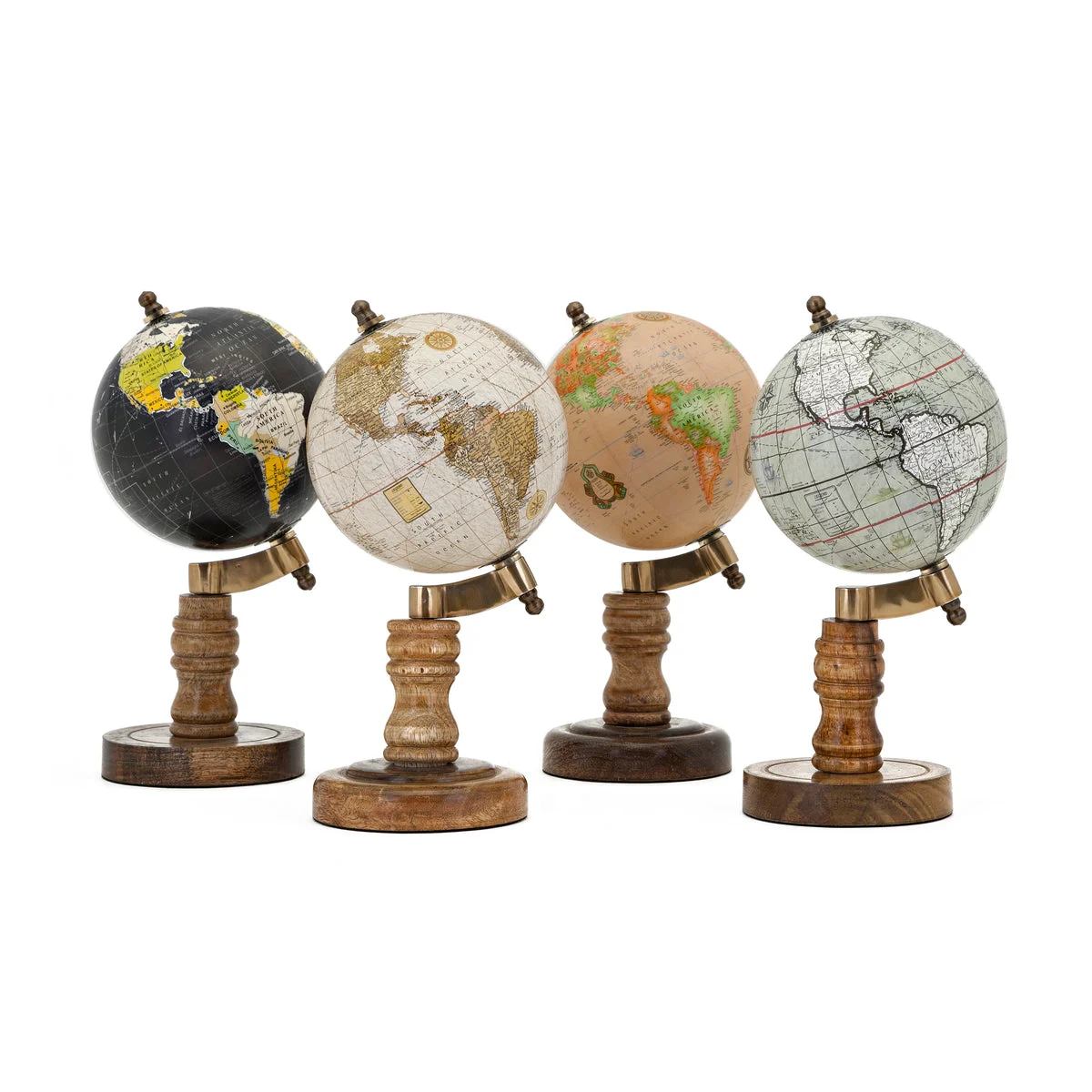 IMAX Worldwide Home Accent Globes - Ast 4