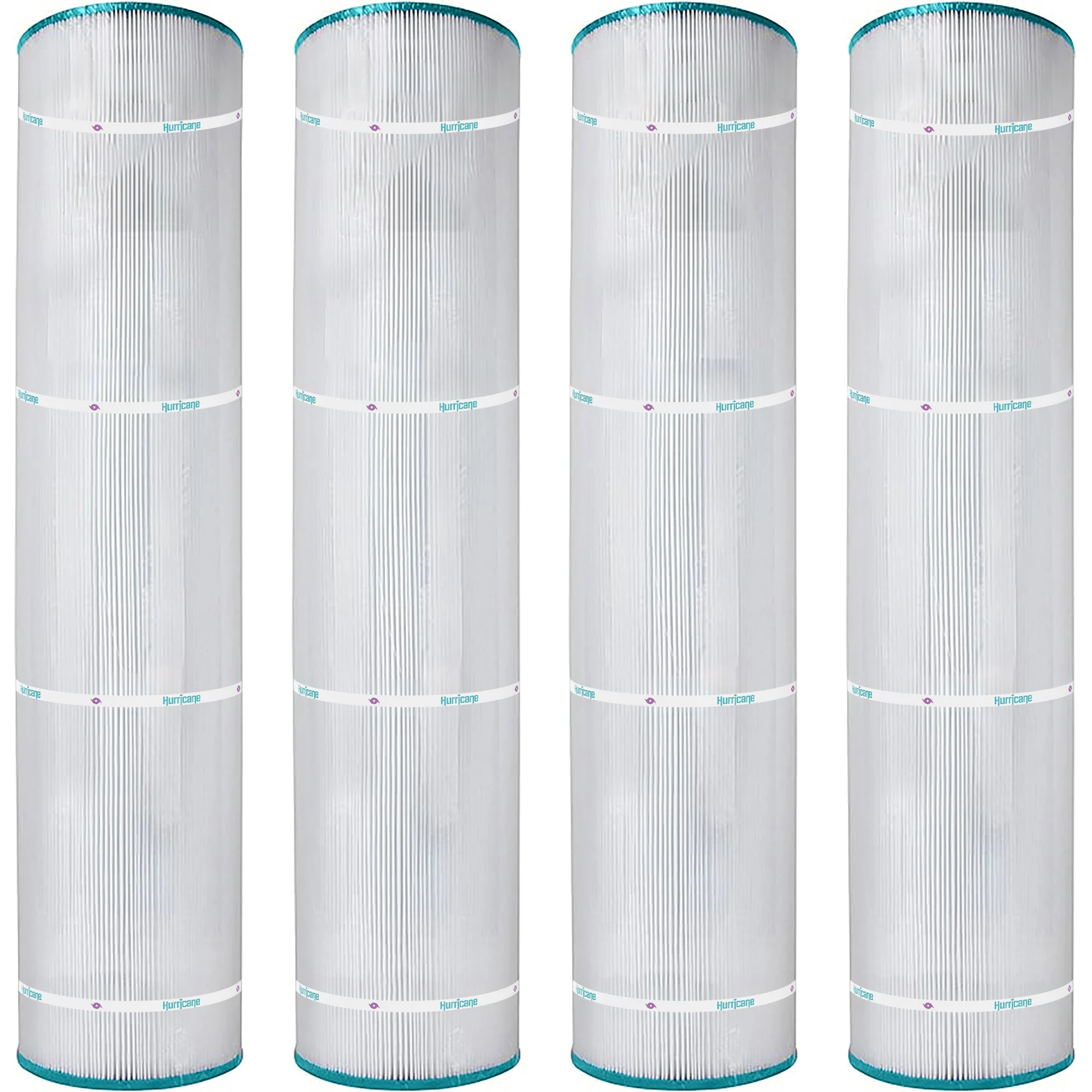 Hurricane 4 Pack HF7495-04 Advanced Pool and Spa Filter Cartridge Replacement
