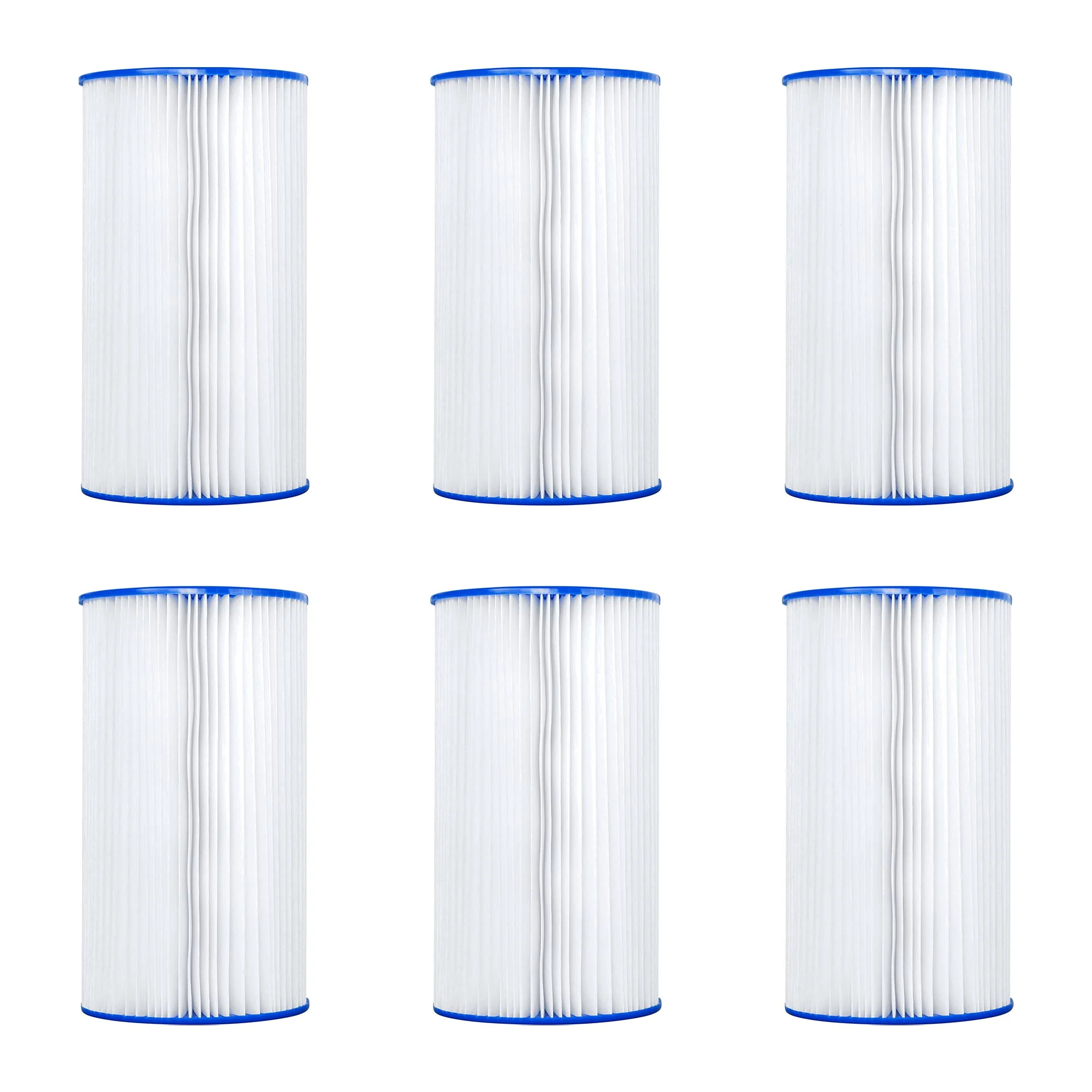 Bestway Flowclear Type IV & B Pool Filter Pump Replacement Cartridge (6 Pack)