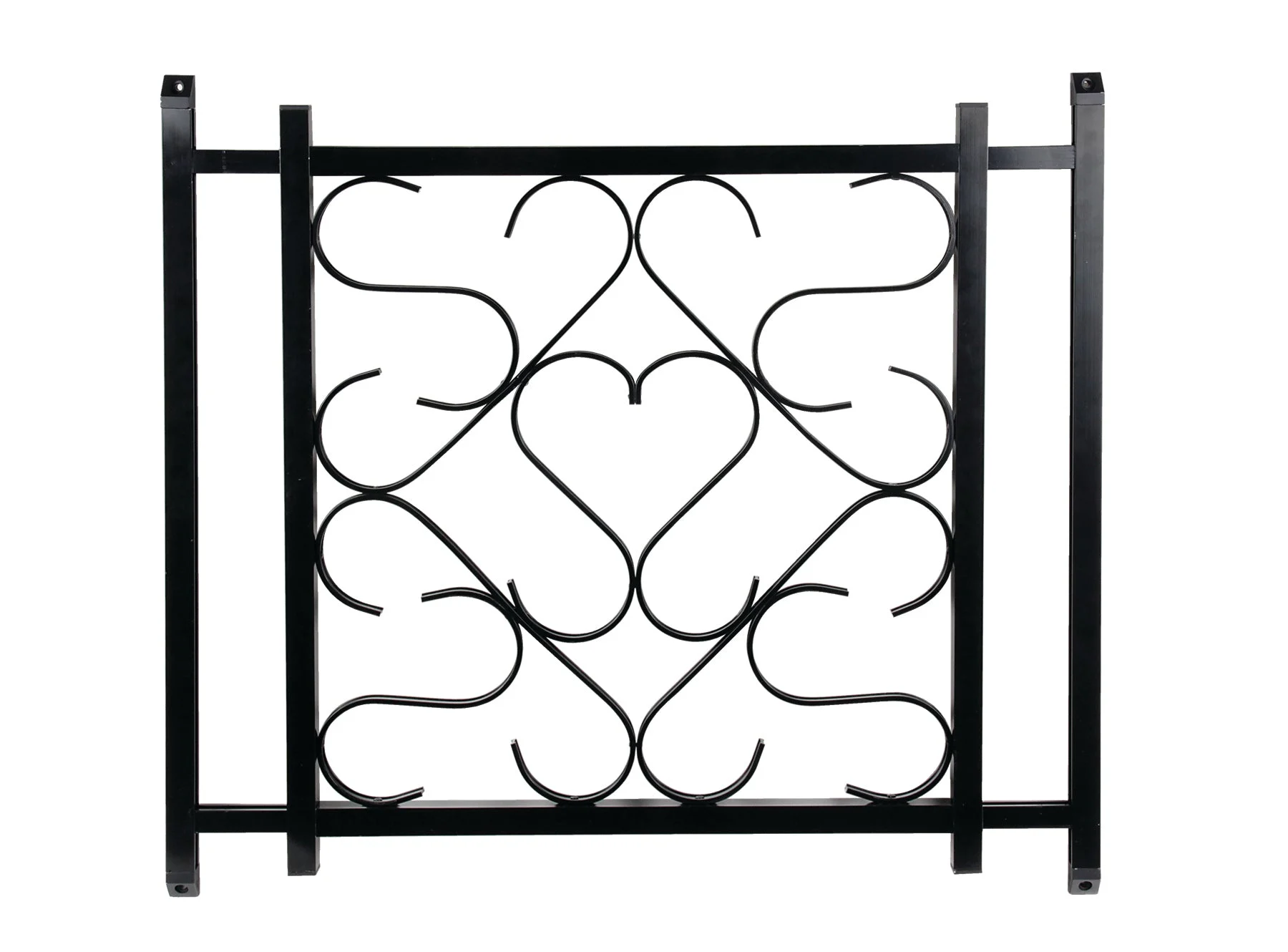 Camco RV/Camper Deluxe Screen Door Grille Adjustable Up To 20" to 32", Black