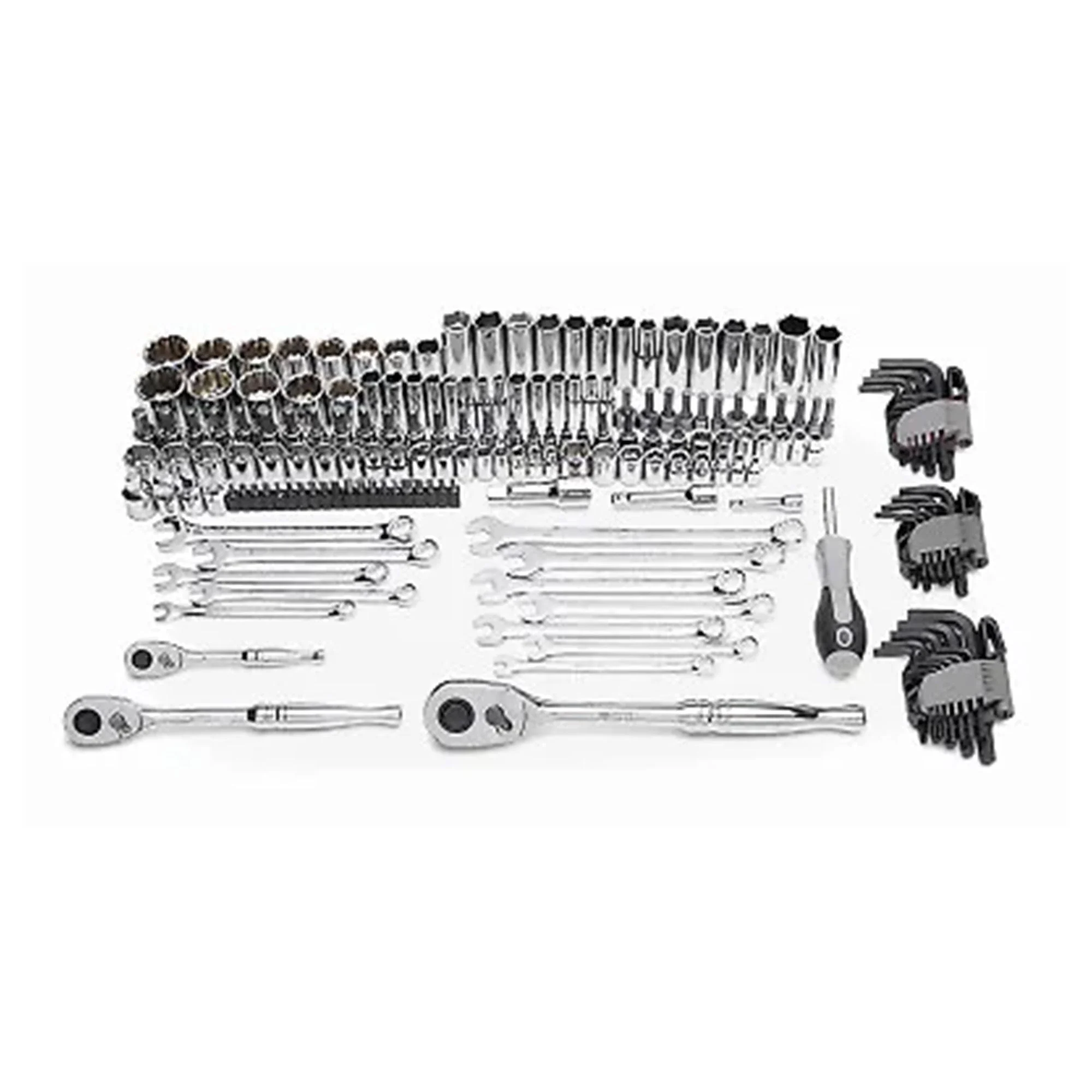 Master Mechanic 180 Piece Mechanics SAE and Metric Assorted Socket Tool Kit