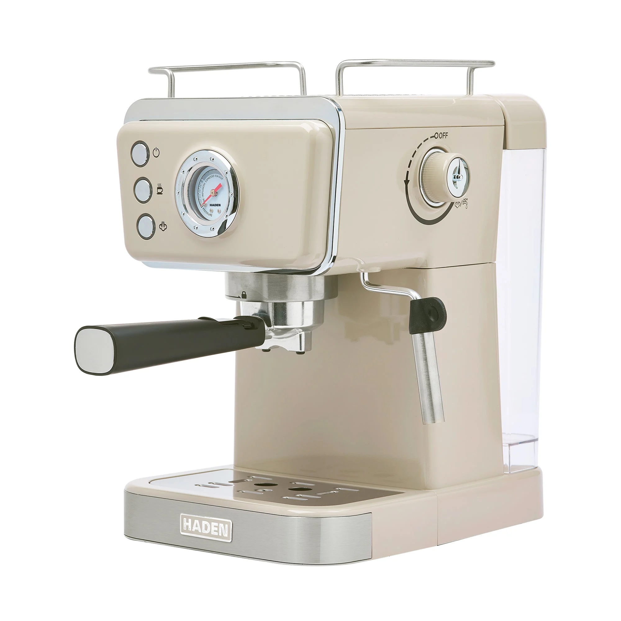 Haden Barista Brew Espresso Coffee Machine 20-Bar Espresso Maker, Putty & Copper