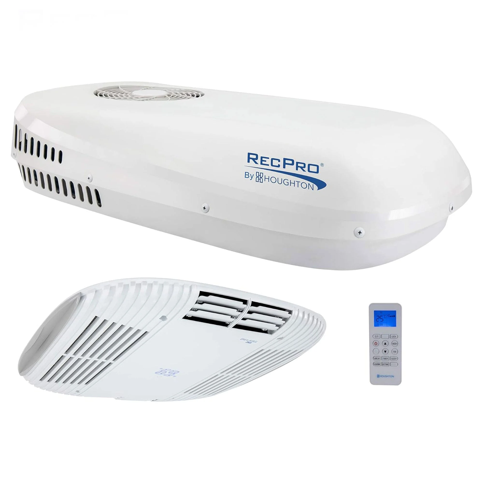 RecPro RV Air Conditioner 9.5K BTU Cooling Unit with Remote, White (Open Box)