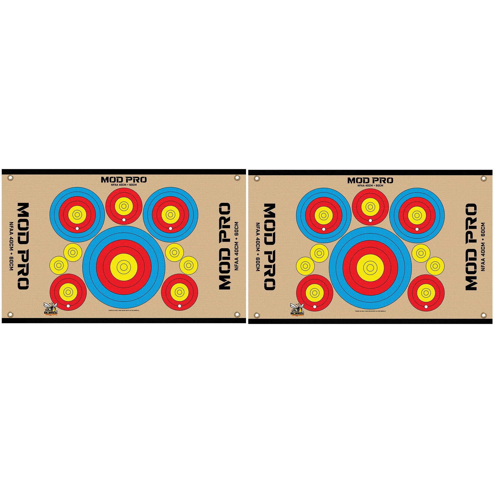 Morrell Jacket MOD Pro Series-NFAA Polypropylene Archery Target, 2 Pack, Tan